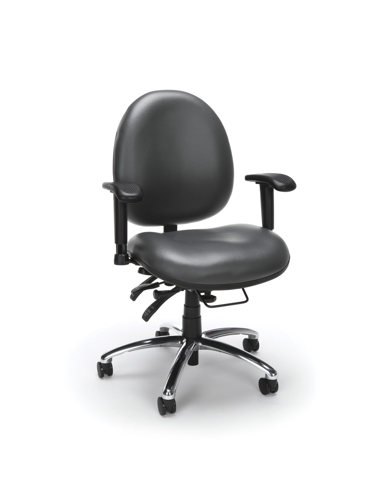 Ofm 24 Hour Big And Tall Anti Microbial Anti Bacterial Task Chair Charcoalblack Office Depot