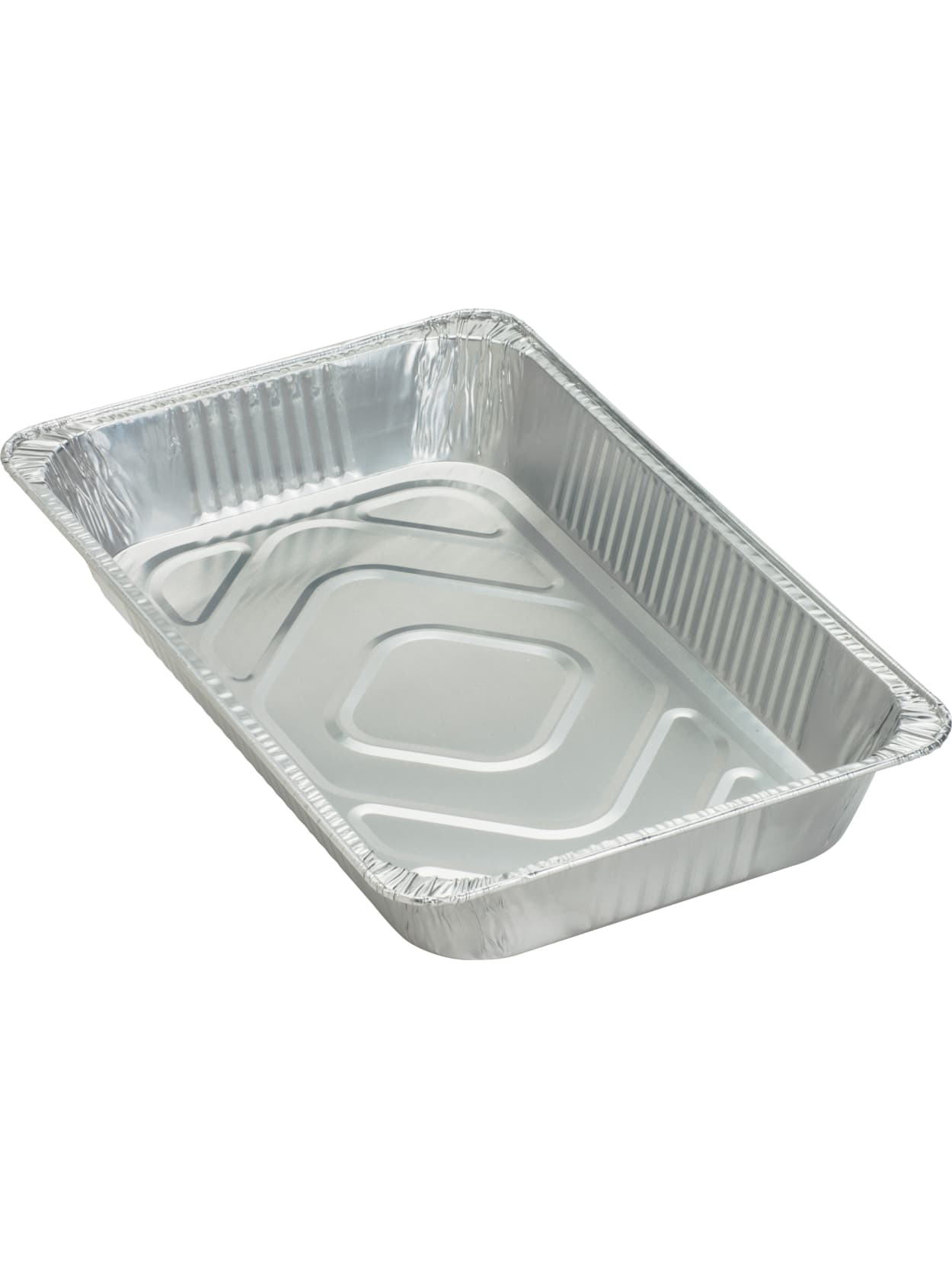 Genuine Joe Full Size Disposable Aluminum Pan 8 8 Quart Pan Aluminum Cooking Serving Disposable Silver 50 Pieces Carton Office Depot