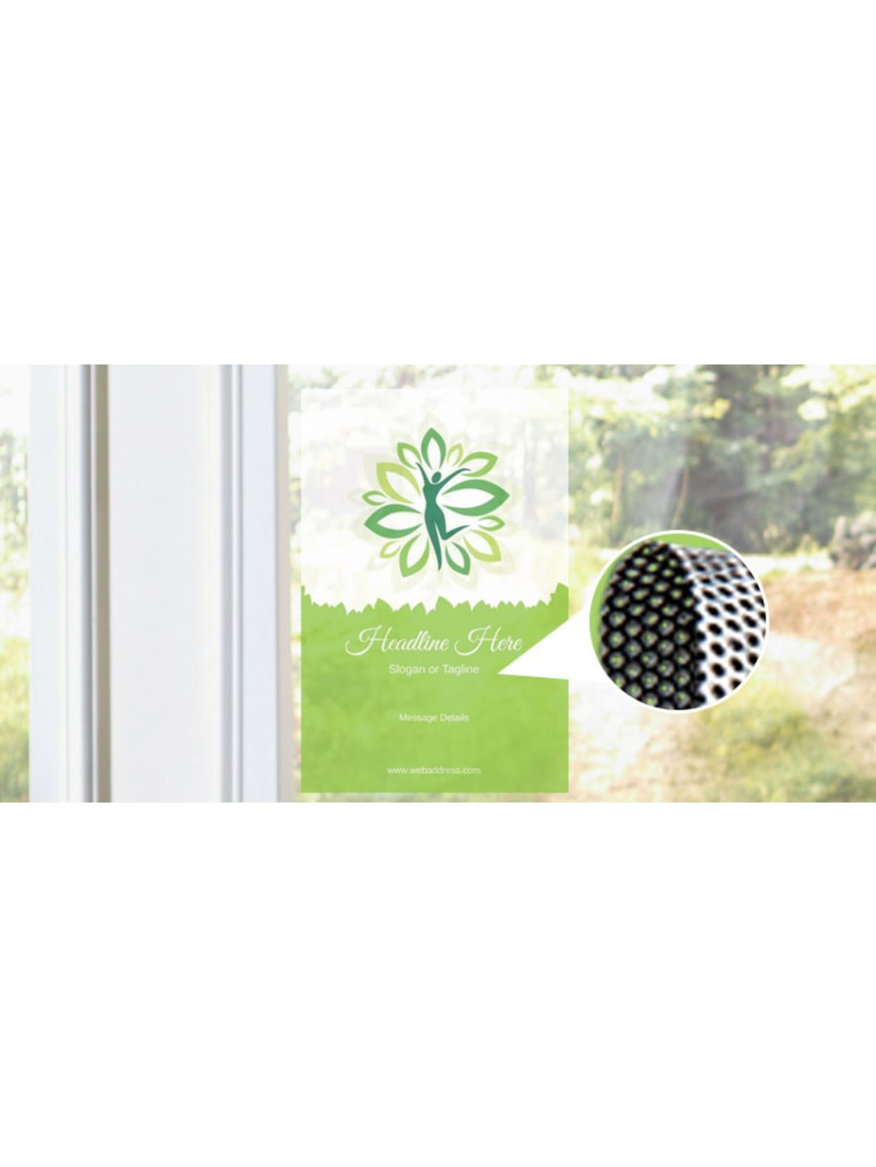 Custom Perforated Window Decal Office Depot