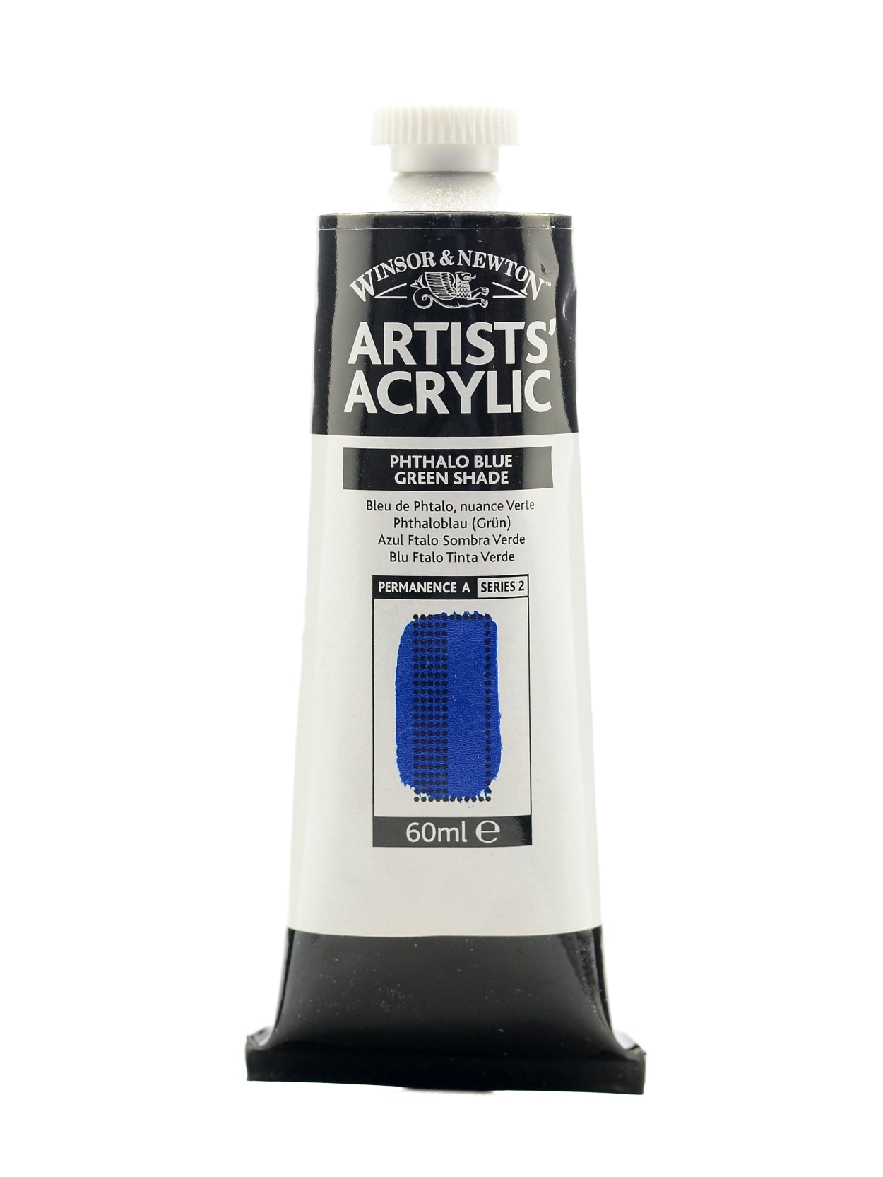 Winsor And Newton Professional Acrylic Colors 60 Ml Phthalo Blue Green Shade 515 Pack Of 2 Office Depot