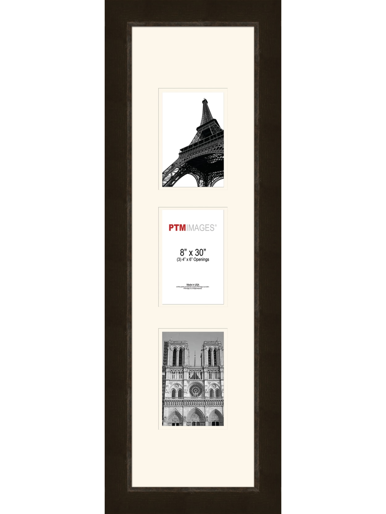 Ptm Images Photo Frame 3 Opening Collage 11 12 H X 2 W X 33 12 D Espresso Office Depot