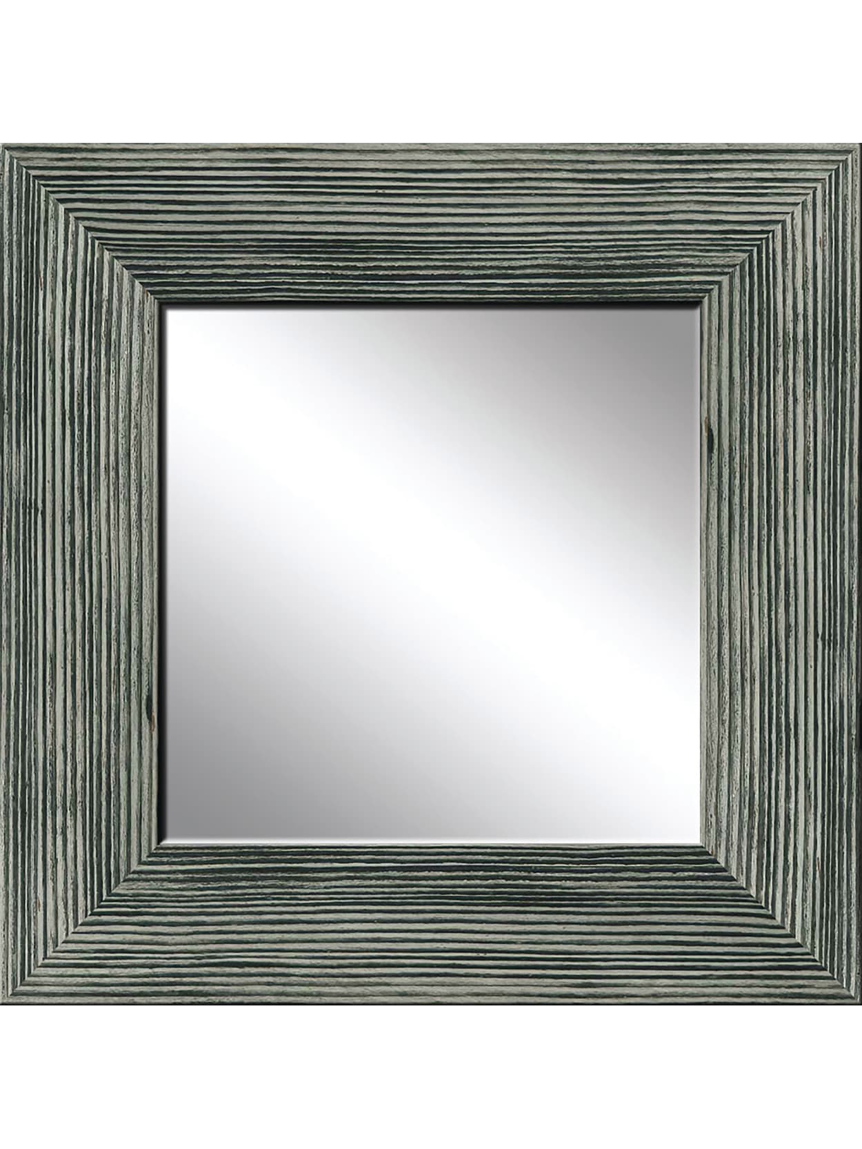 Ptm Images Framed Mirror Wood 20 H X 20 W Stone Gray Office Depot