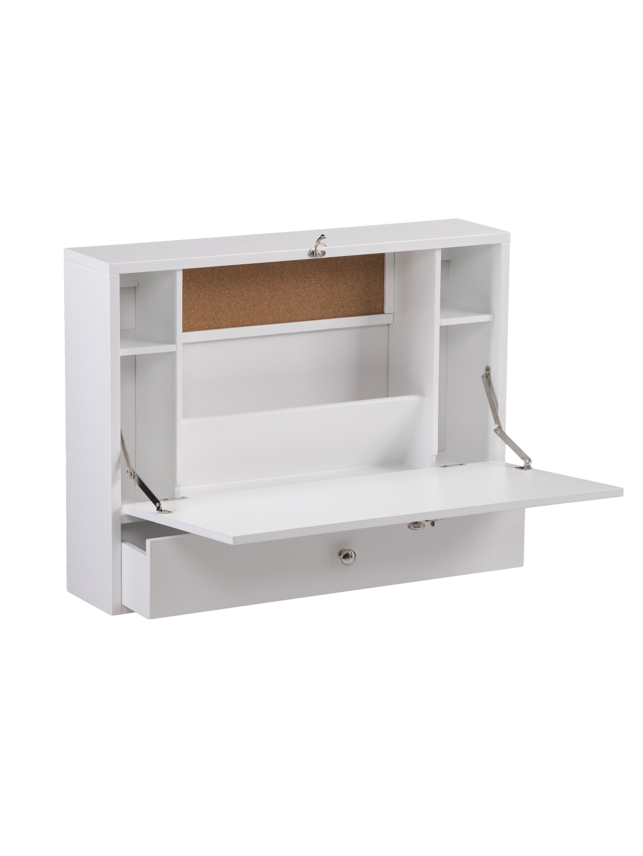 white wooden towel rail wall mounted on Southern Enterprises Wall Mount Folding Laptop Desk White Office Depot
