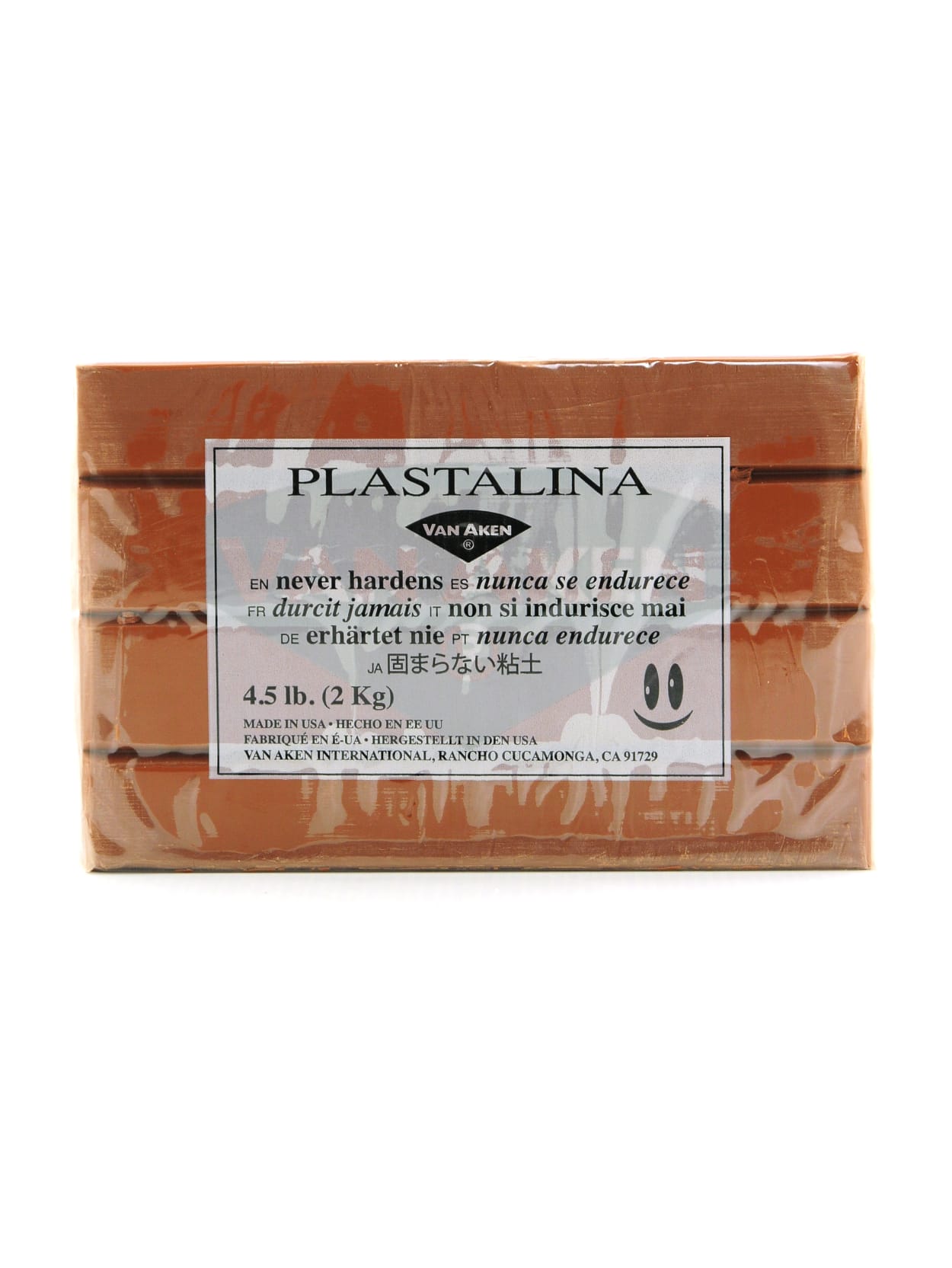 Van Aken Plastalina Modeling Clay 4 12 Lb Brown Office Depot