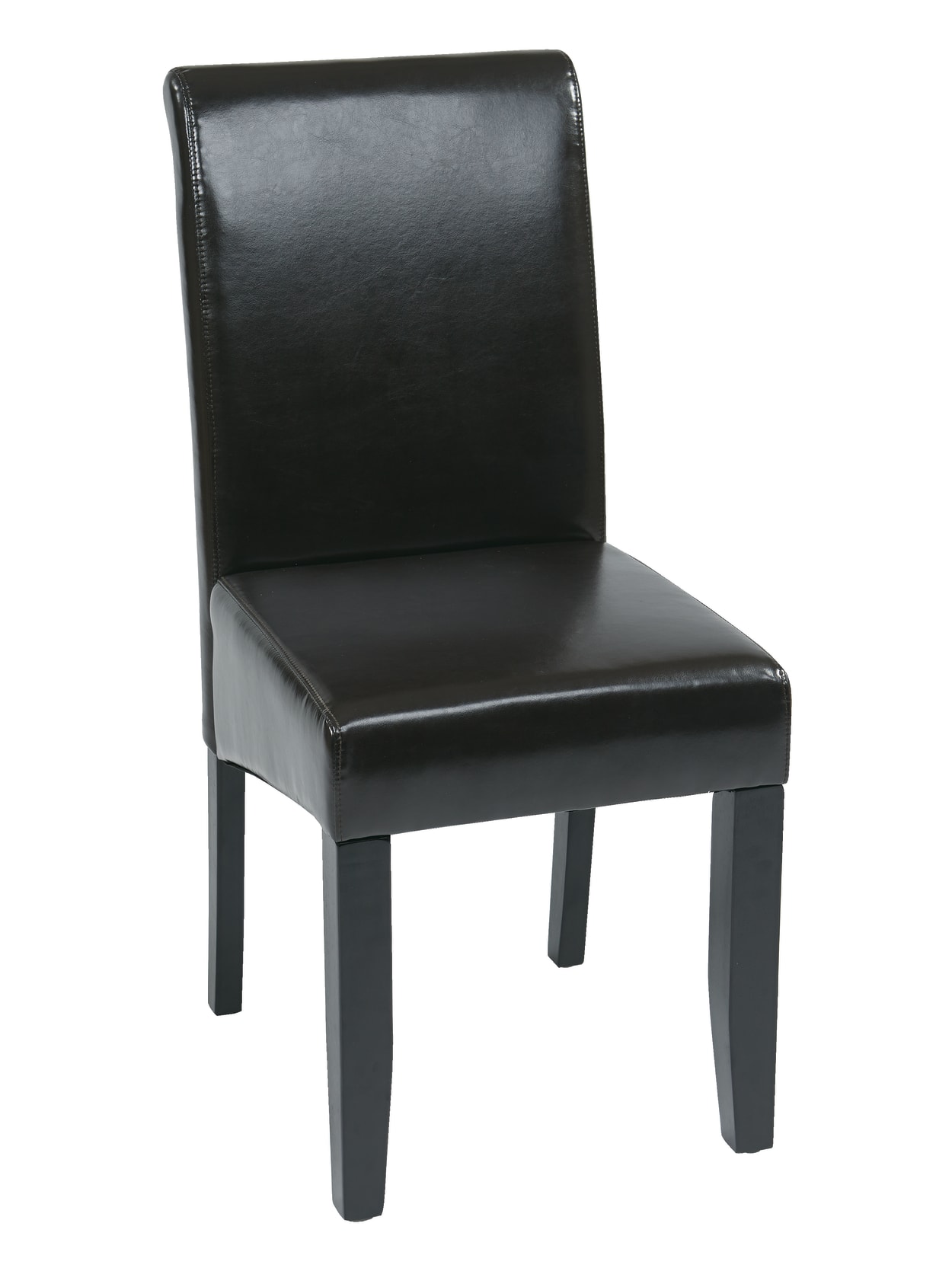 Inspired By Bassett Emilia Bonded Leather Desk Chair Espresso Office Depot