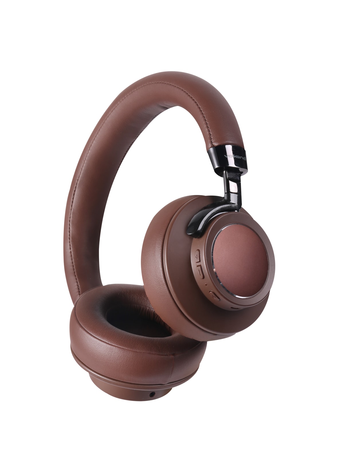 Volkano Asista H01 Headphones Brown Office Depot