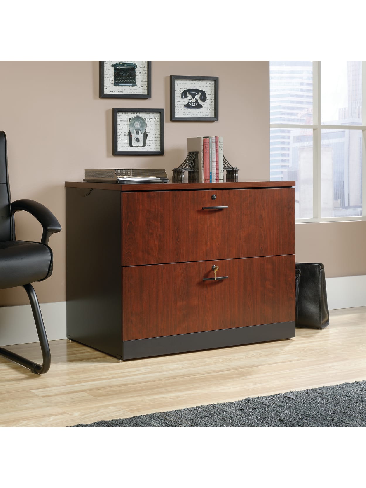 Sauder Via 36 W Lateral 2 Drawer File Cabinet Classic Cherrysoft Black Office Depot Completing systems have become an important a part of business life. sauder via 36 w lateral 2 drawer file