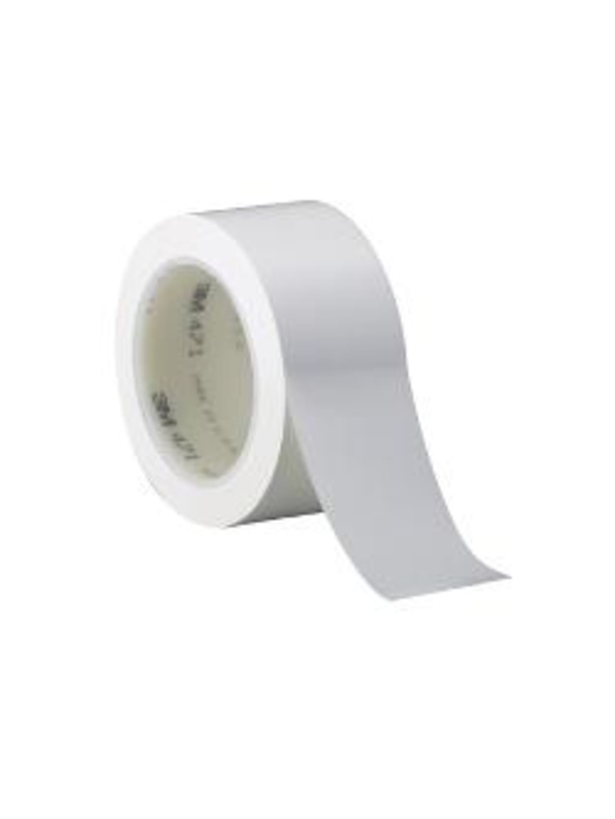 3m 471 Solid Vinyl Tape 2 X 36 Yd White Case Of 3 Office Depot
