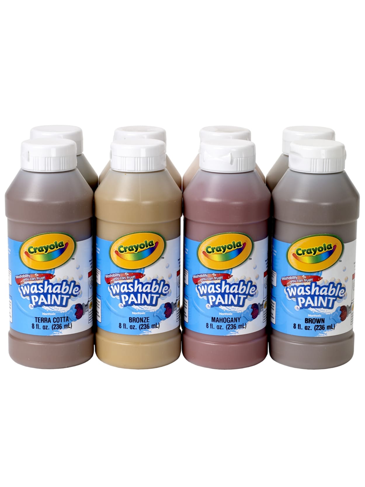 Multicultural Washable Paint Pack 8set Office Depot