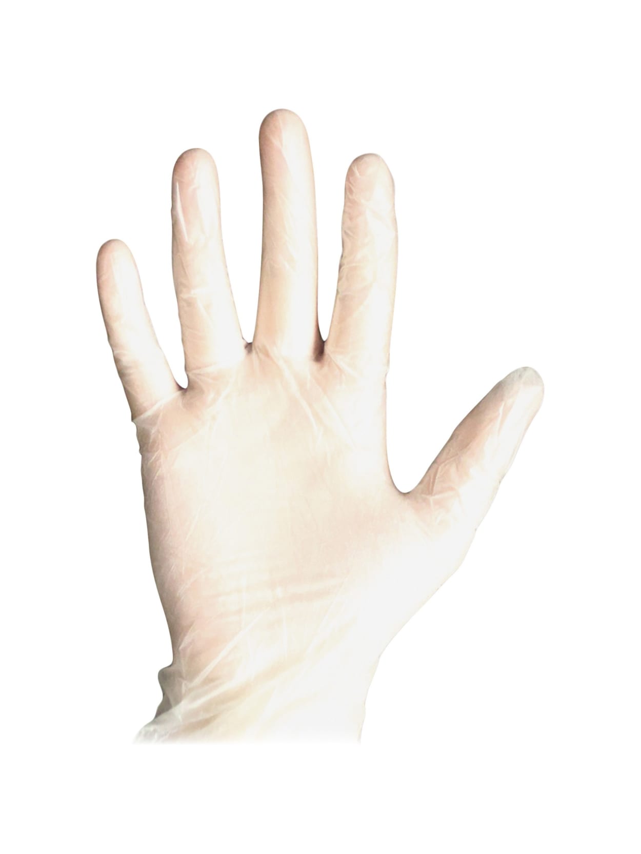 clear medical gloves