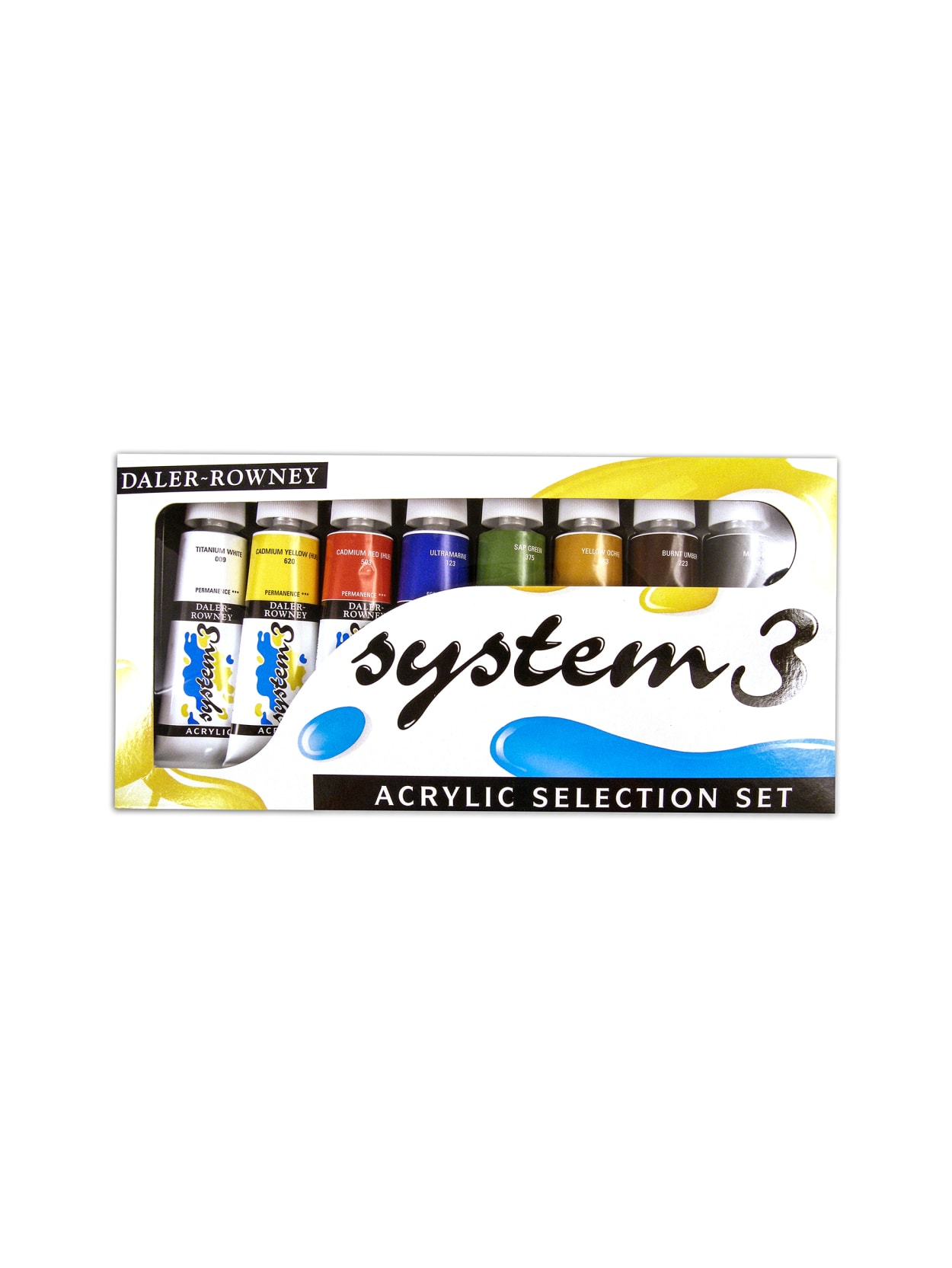 Daler Rowney System 3 Acrylic Paint Set Selection Set 75 Ml Pack Of 8 Office Depot ··· plastic folding box folding box palette paint color description material paint color test conform to en71 size diameter 2.8 cm weight 91.5g/set logo on paper card packing oem packing. daler rowney system 3 acrylic paint set selection set 75 ml pack of 8 item 295746