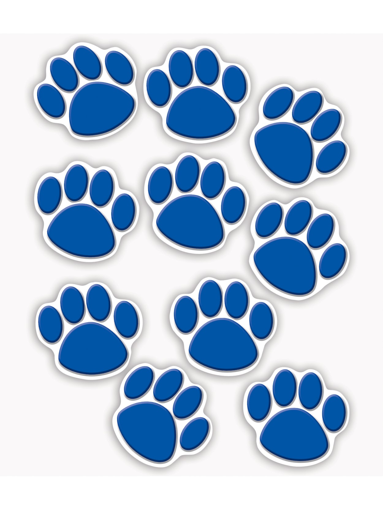 Teacher Created Resources Decorative Accents Paw Prints Blue Pre K