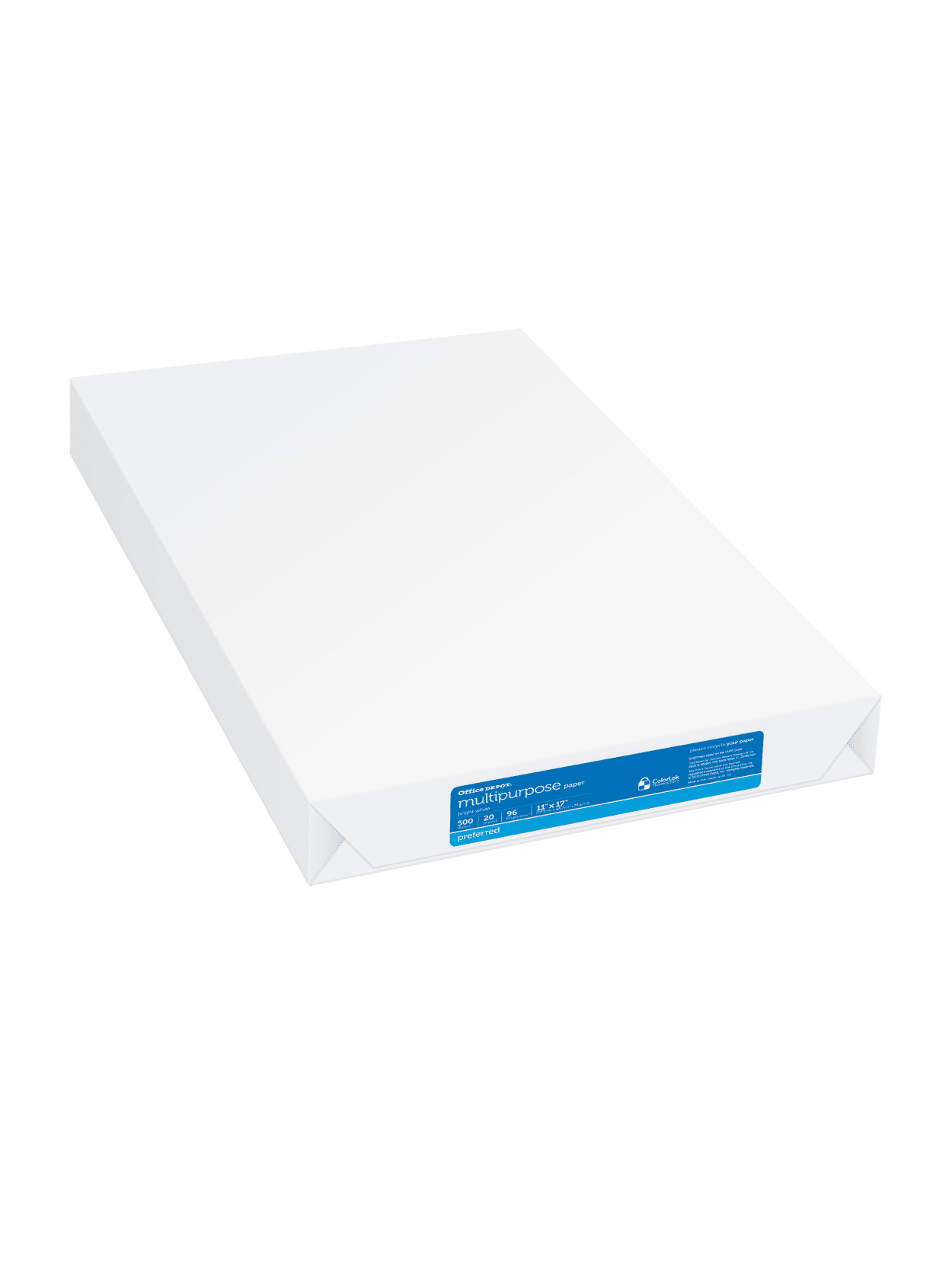Office Depot Multi Use Paper Ledger Size 11 X 17 96 U S