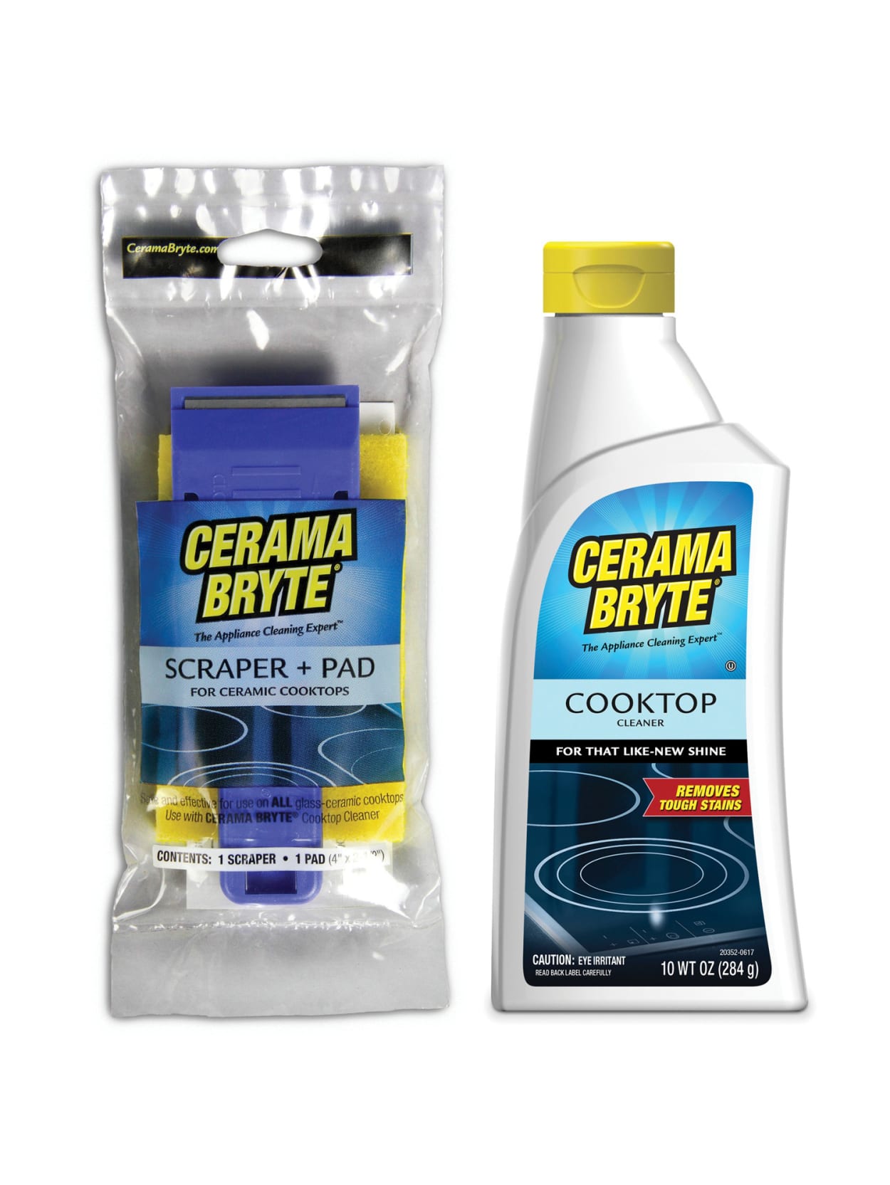 Cerama Bryte Ceramic Cooktop Cleaning Kit Office Depot