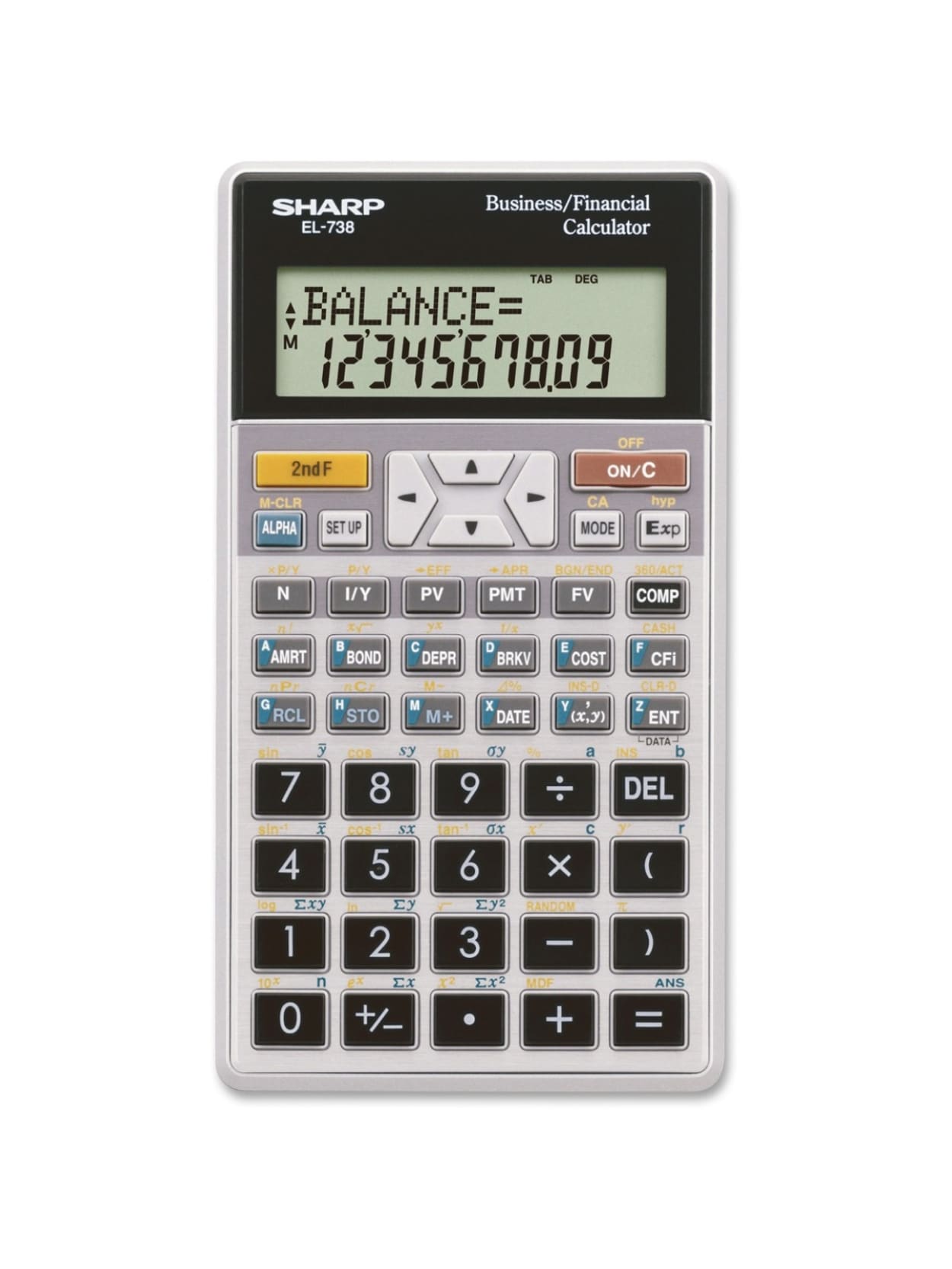 Sharp El 738c Financial Calculator Office Depot