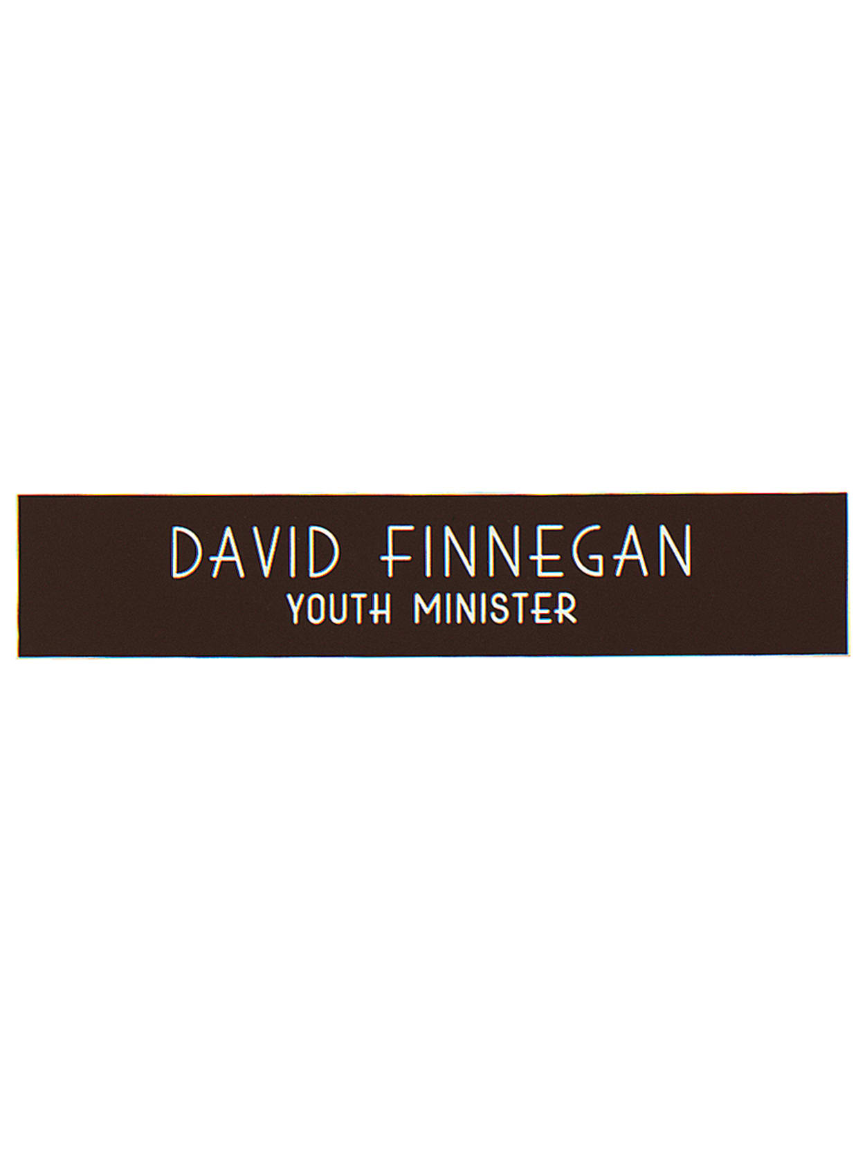 Custom Plastic Engraved Wall Sign 2 X 10 Office Depot