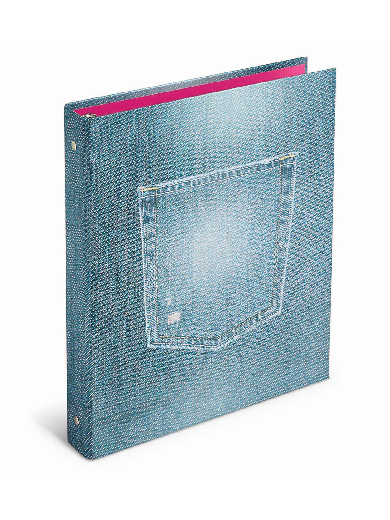 Office Depot Brand Casebound 3 Ring Binder 1 Round Rings Denim Office Depot