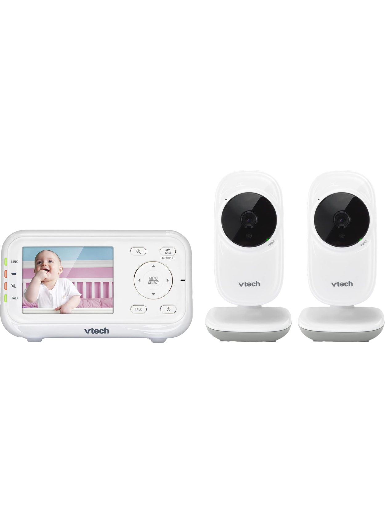 Vtech 2 Camera Baby Monitor Vt Vm4261 2 Office Depot