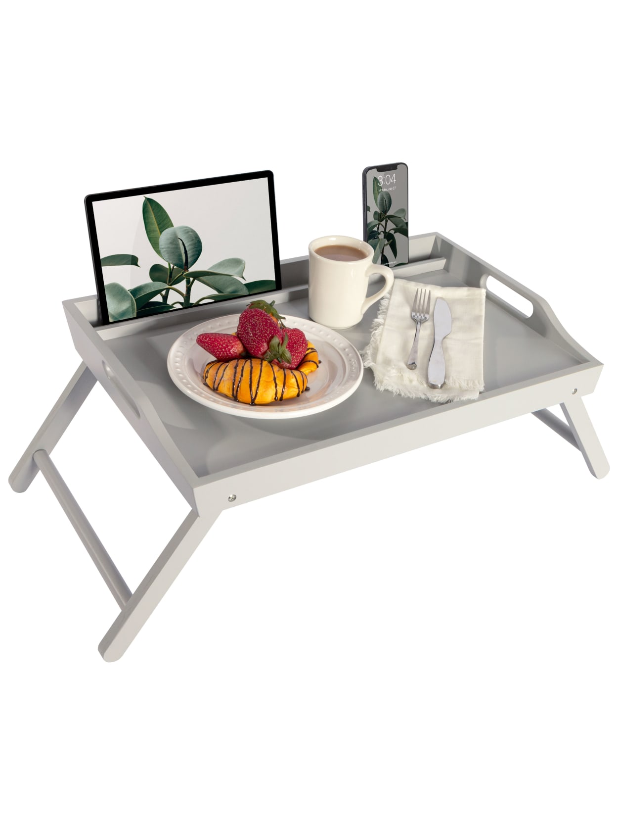 Lapgear Lap Desk With Legs Calming Gray Office Depot