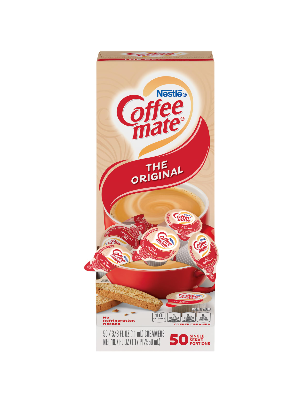 Download Nestl Coffee Mate Liquid Creamer Original Flavor 0 38 Oz Single Serve X 50 Office Depot