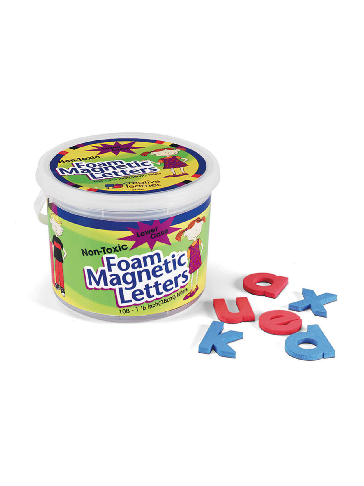 Pacon Magnetic Letters Foam Lowercase 1 12 Redblue Box Of 108 Office Depot