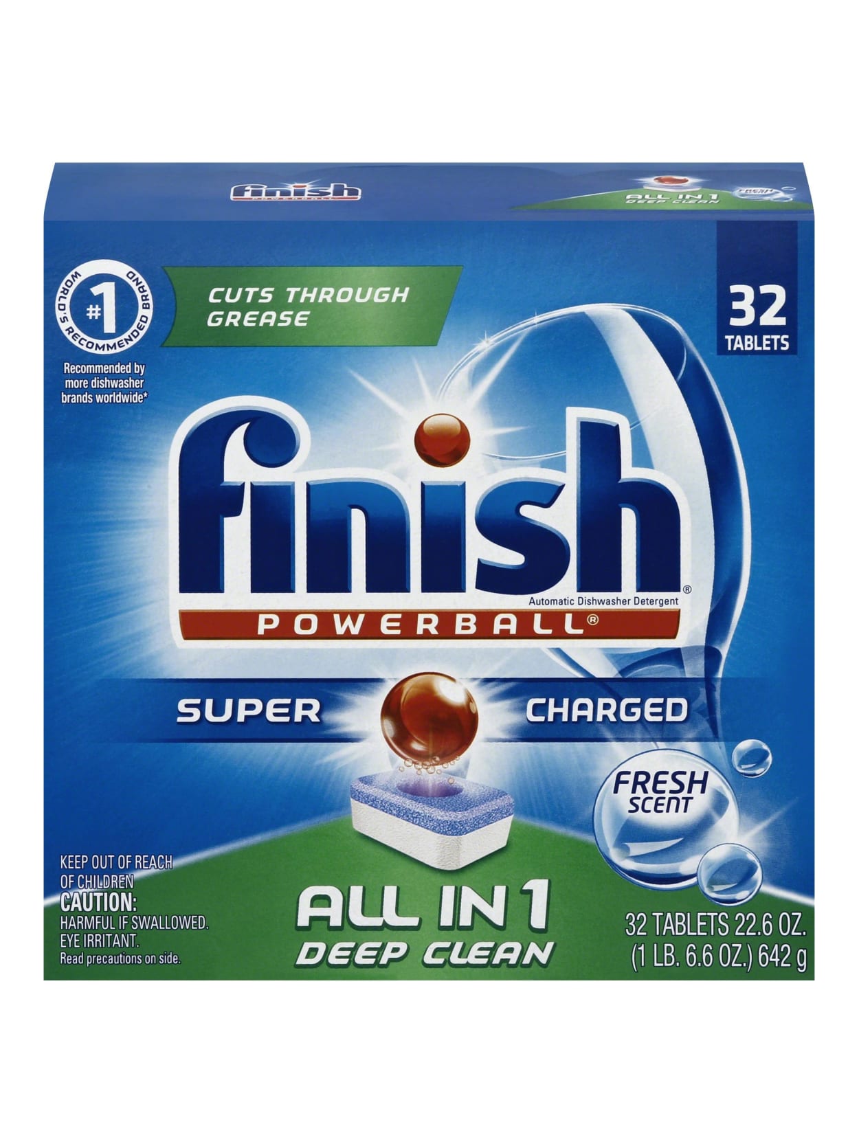 finish powerball dishwasher detergent