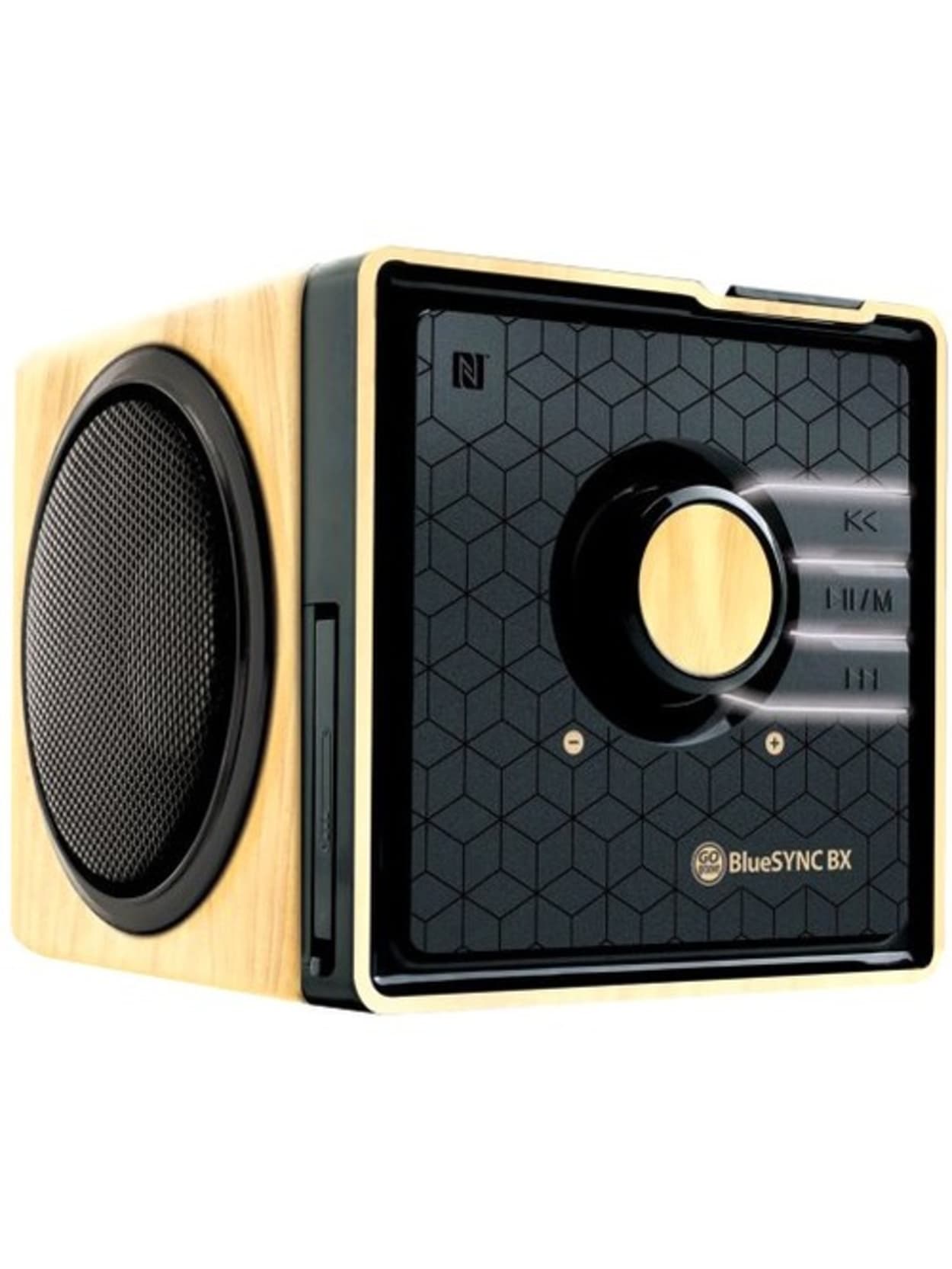 Gogroove Bluesync Bx Bluetooth Wireless Speaker Woodgloss Black Office Depot