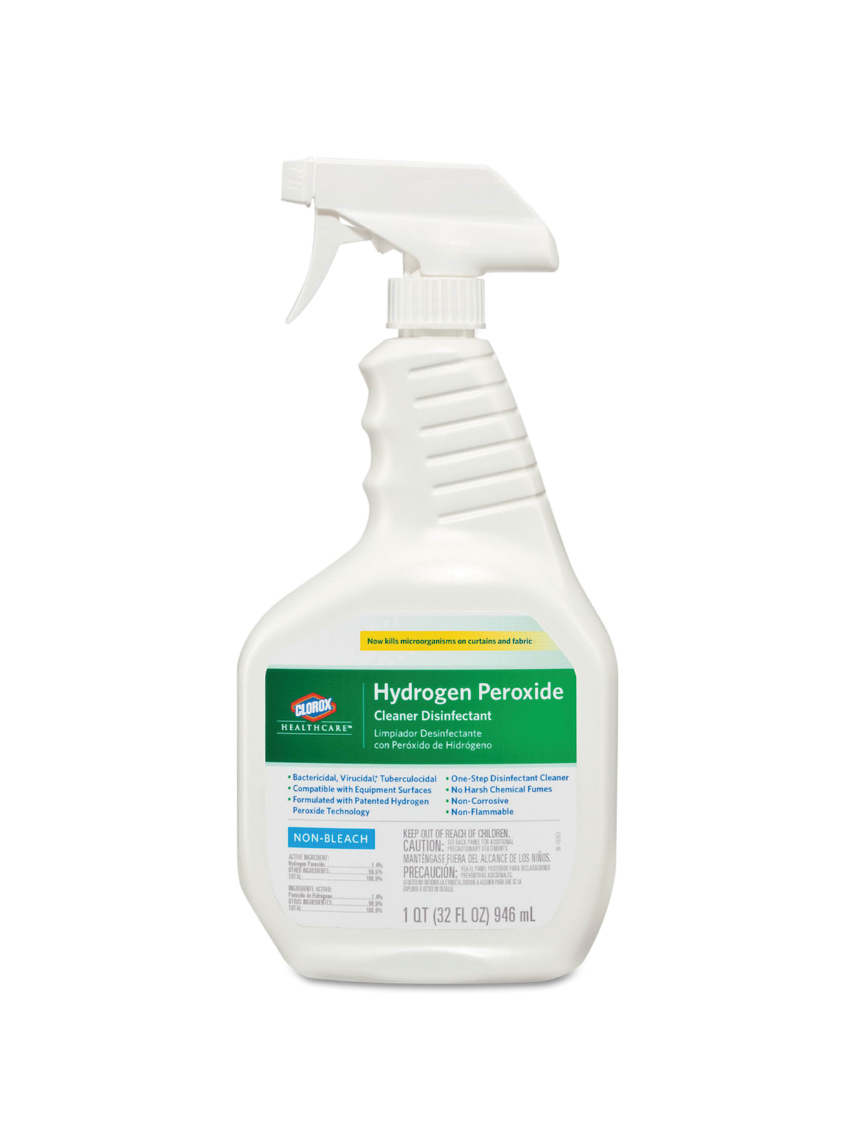 Clorox Healthcare Hydrogen Peroxide Cleanerdisinfectant 32 Oz Pack