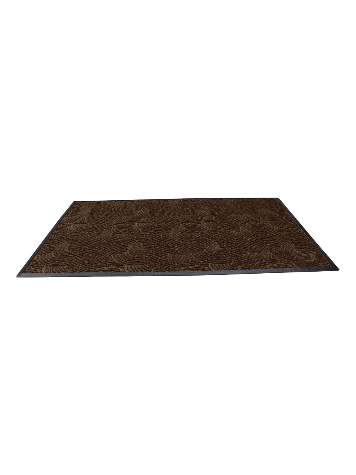 Waterhog Plus Swirl Floor Mat 48 X 72 100percent Recycled Chestnut Brown Office Depot
