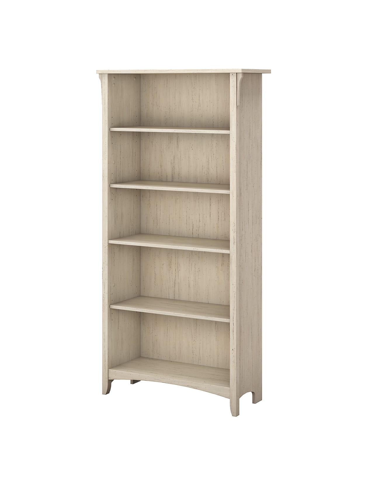 Bush Furniture Salinas 5 Shelf Bookcase Antique White Standard Delivery Office Depot « use arrow keys < > to view the next page swipe photos to view the next page. bush industries