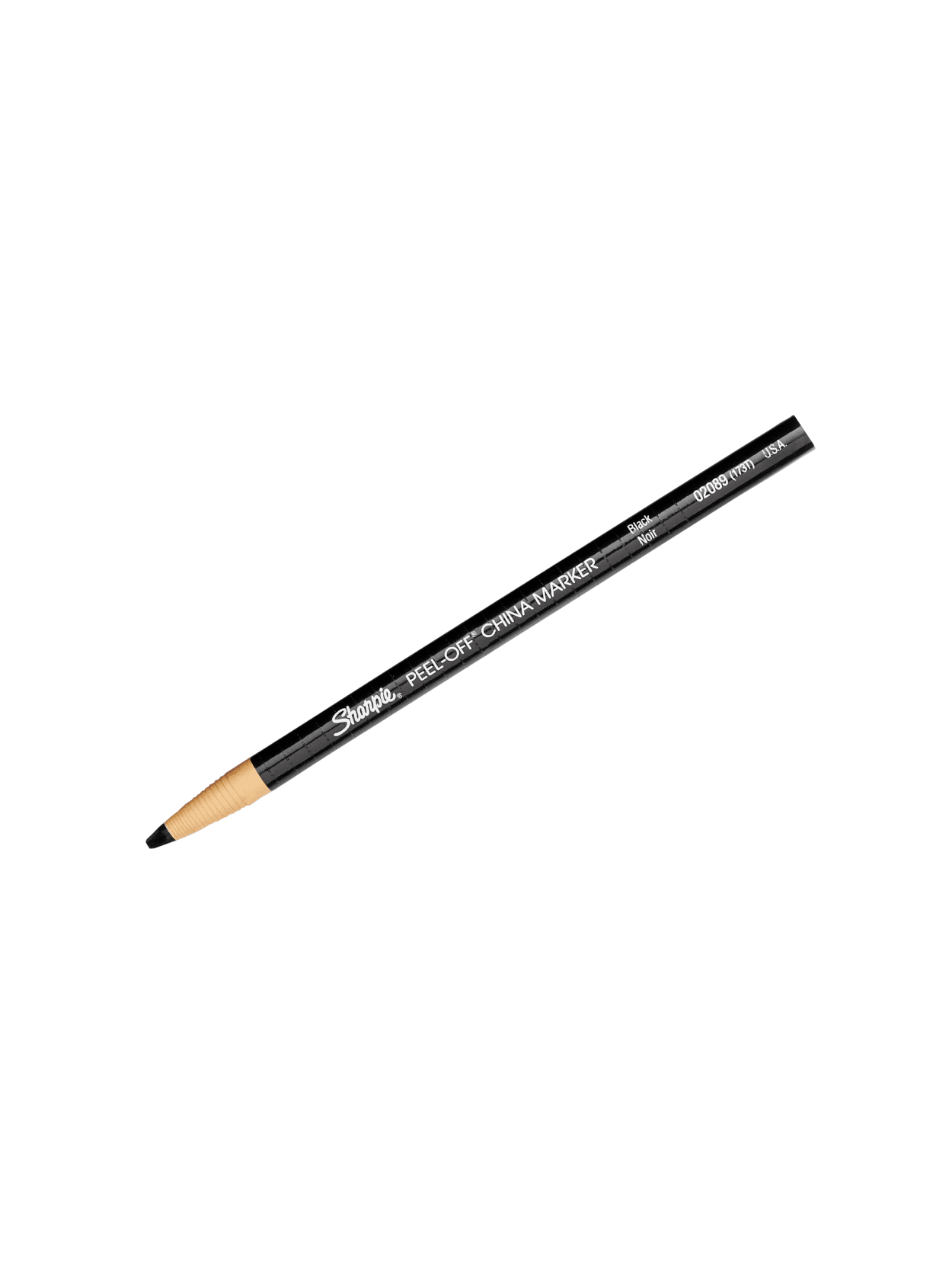 Sharpie Peel Off China Markers Black Box Of 12 Office Depot