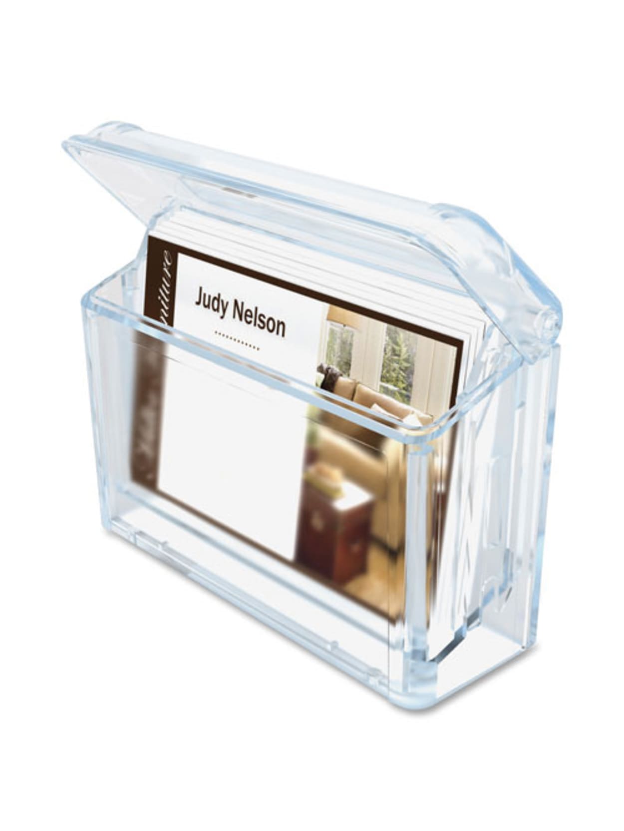 outdoor brochure holders on Deflecto Outdoor Business Card Holder 2 8 X 4 3 X 1 5 1 Each Clear Office Depot