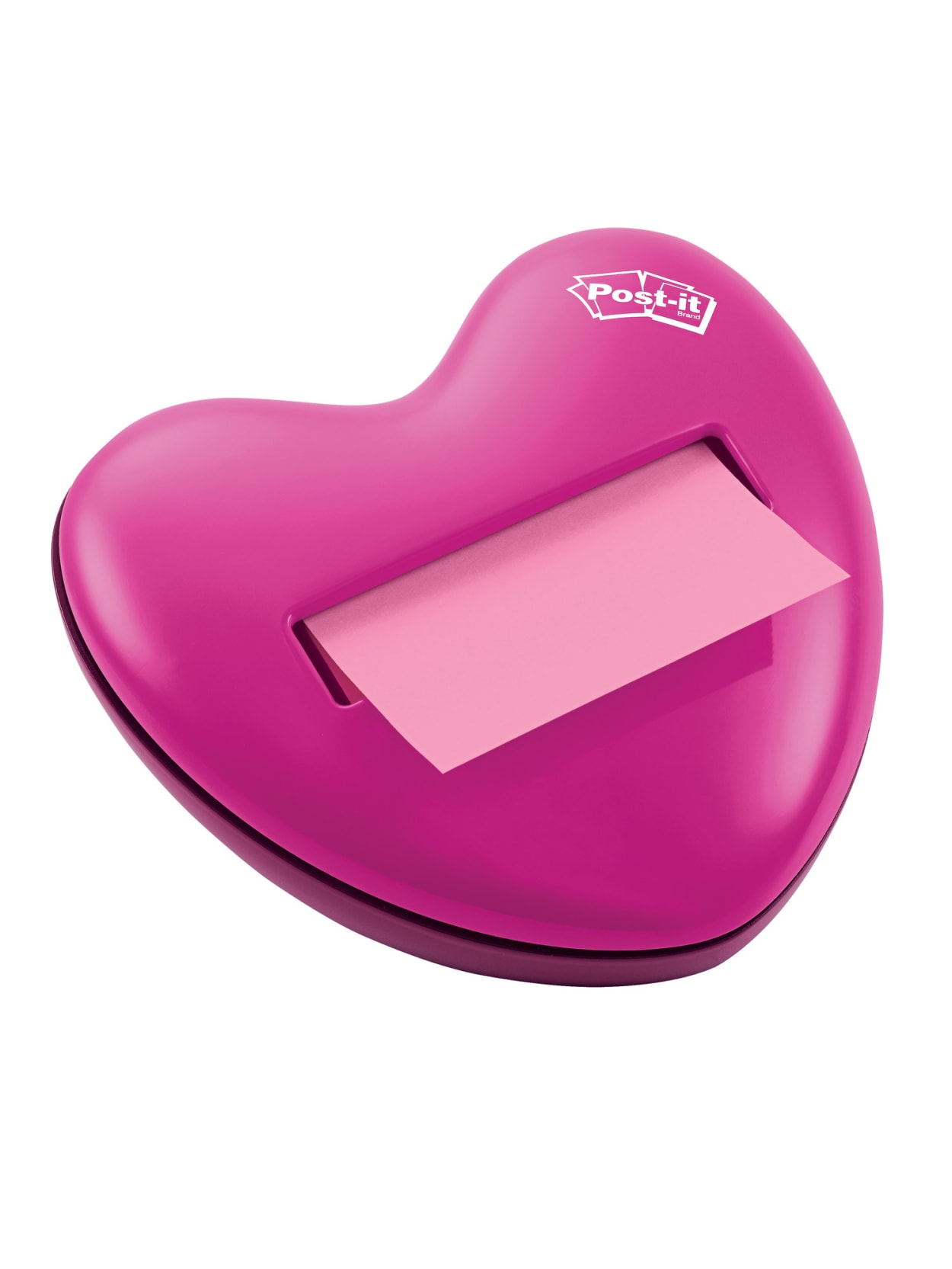 How do i refill my post it pop up dispenser Post It Notes Pop Up Shaped Note Heart Dispenser City Of Hope Pink Ribbon Office Depot