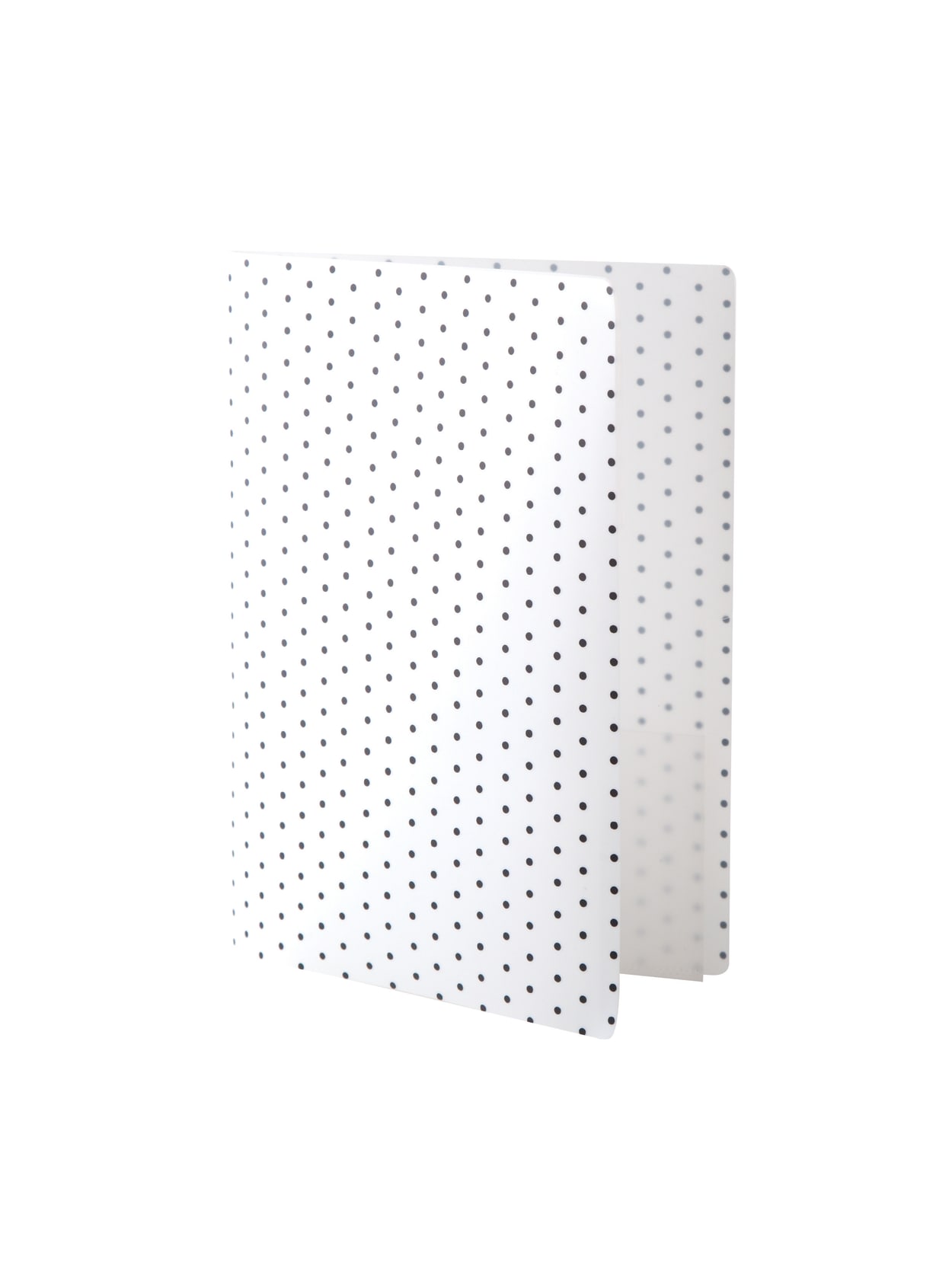 See Jane Work Poly Expanding File Folder 6 Pocket Letter Size 4 Expansion Whiteblack Dot Office Depot