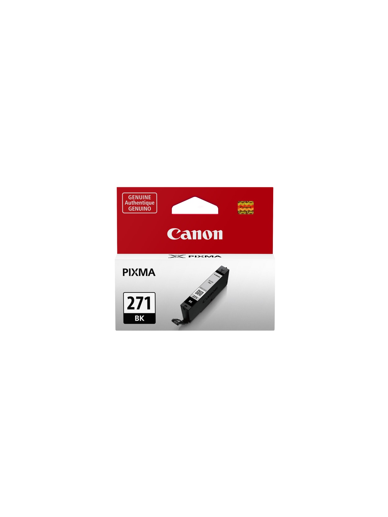 Canon Pixma Cli 271bk Black Ink Cartridge Office Depot The canon exclusive smart led system lets you know when the ink tank is installed correctly for added convenience. canon