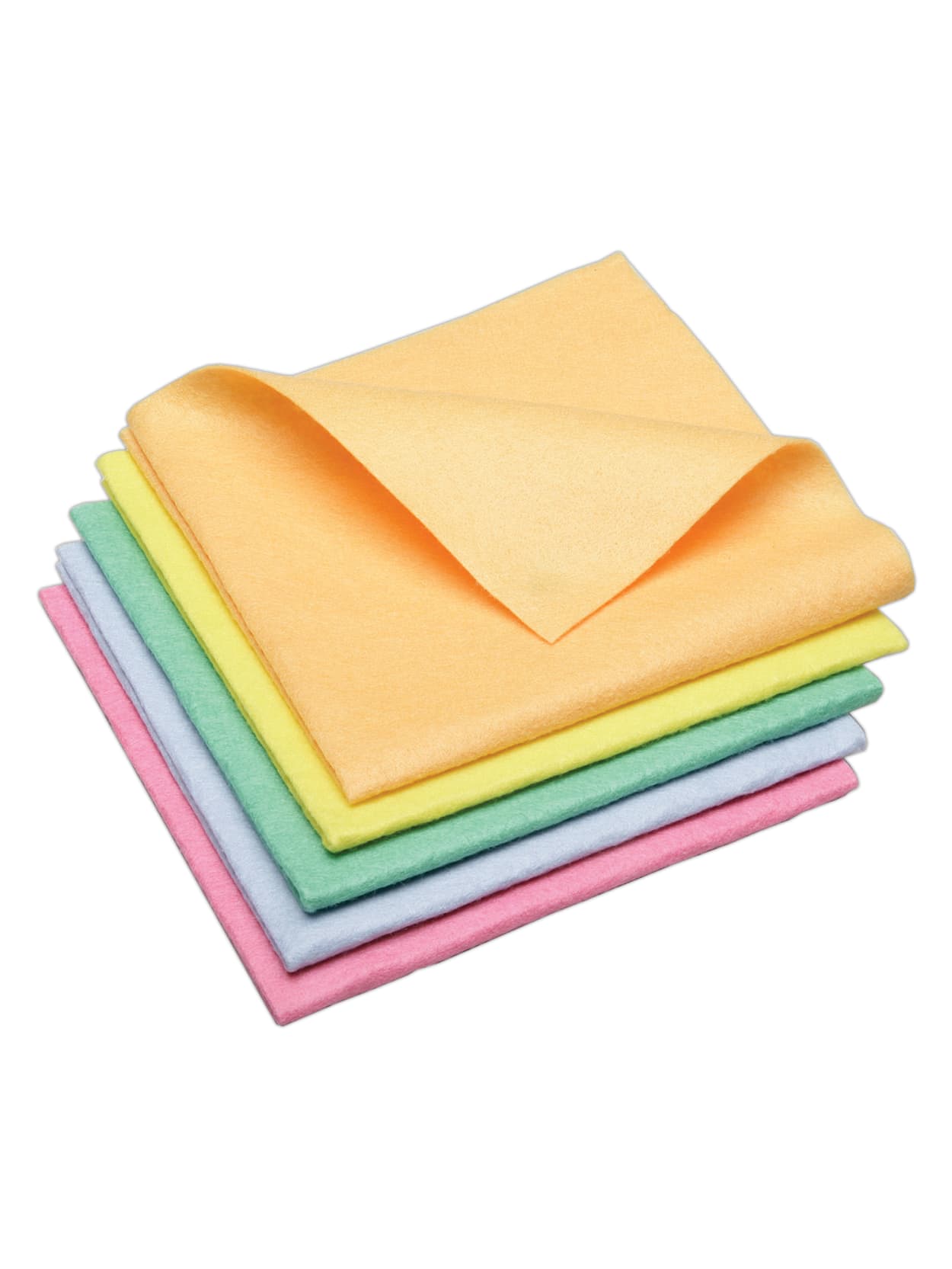 Skilcraft Synthetic Shammy Cloths 15 X 15 Assorted Colors Pack Of