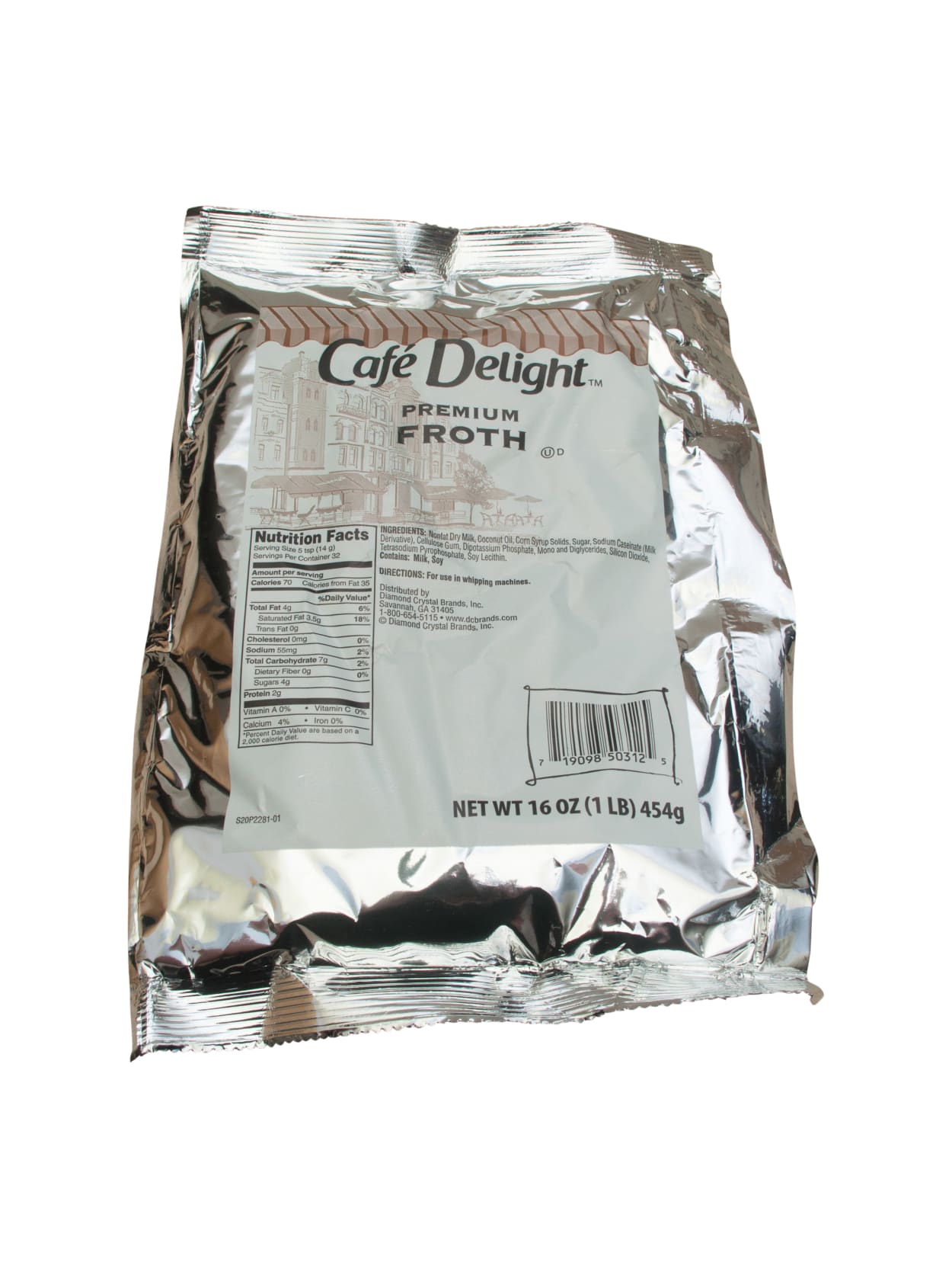Frothy Topping Premium 1 Lb Bag 12ct Office Depot