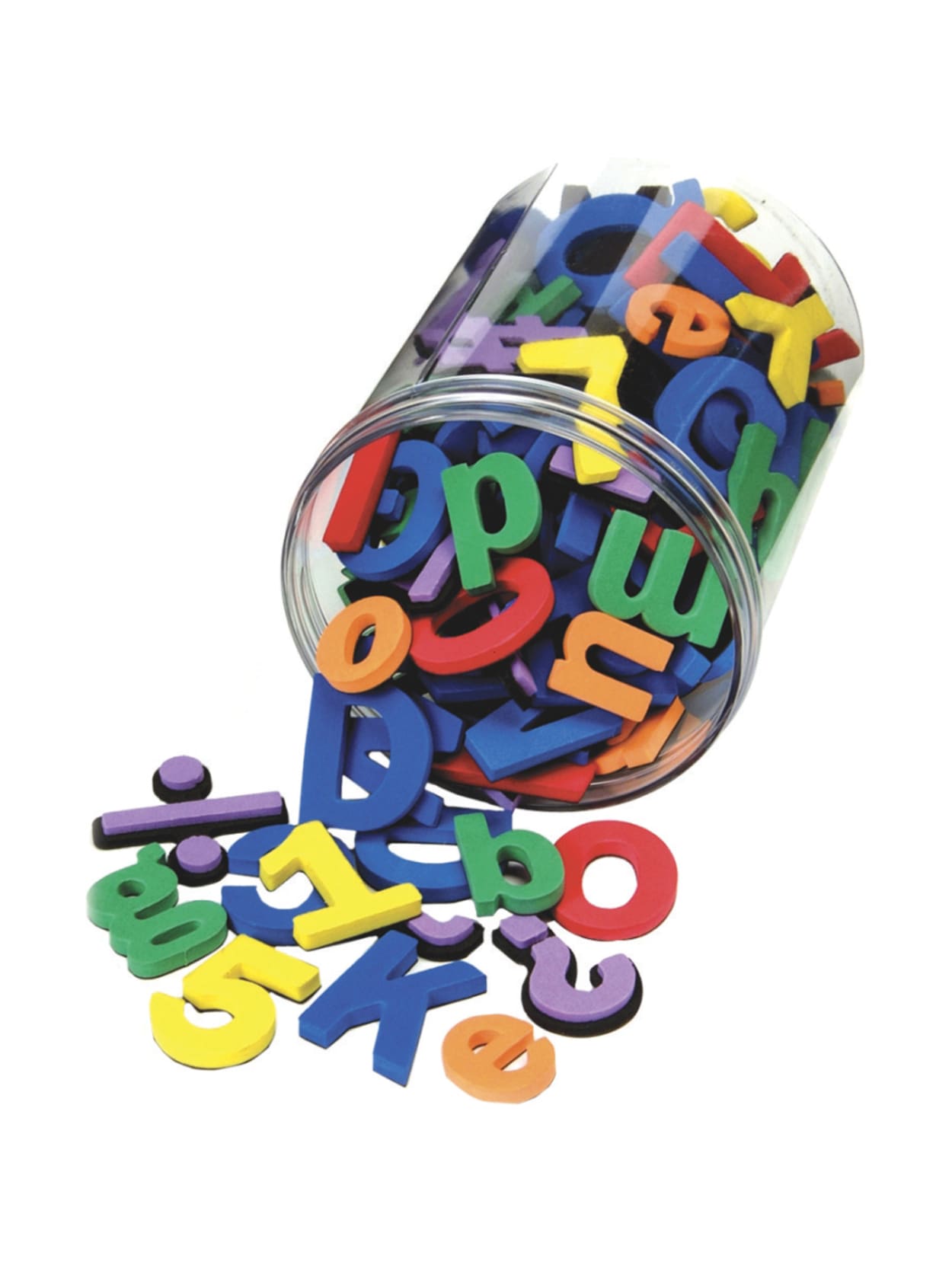 Chenille Kraft Wonderfoam Magnetic Alphabet Letters And Numbers 1 1 12 Assorted Colors Set Of 105 Office Depot