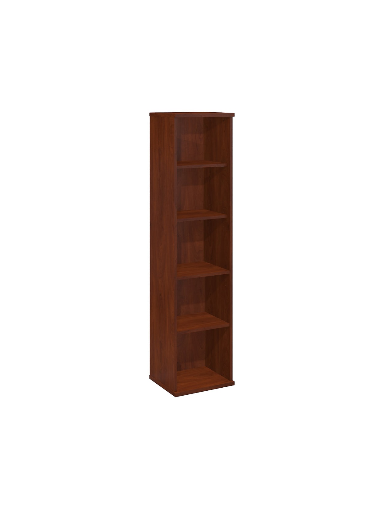 Bush Business Furniture Components 5 Shelf Bookcase 18 W Hansen Cherry Standard Delivery Office Depot