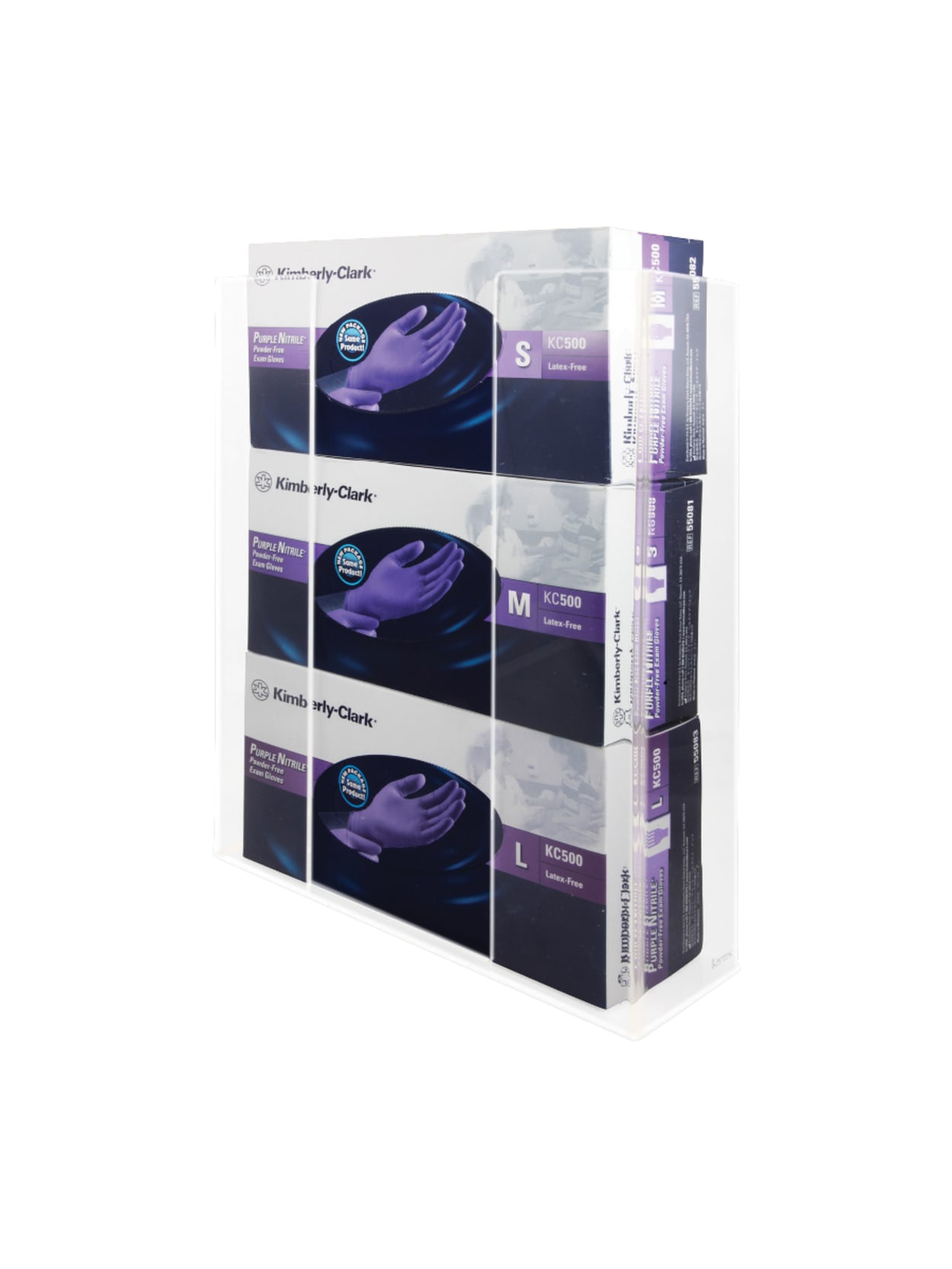 Kantek Acrylic Glove Dispenser Single Box Capacity 10.3-Inch Wide x 3.8-Inch Deep x 5.3-Inch High Clear AH110