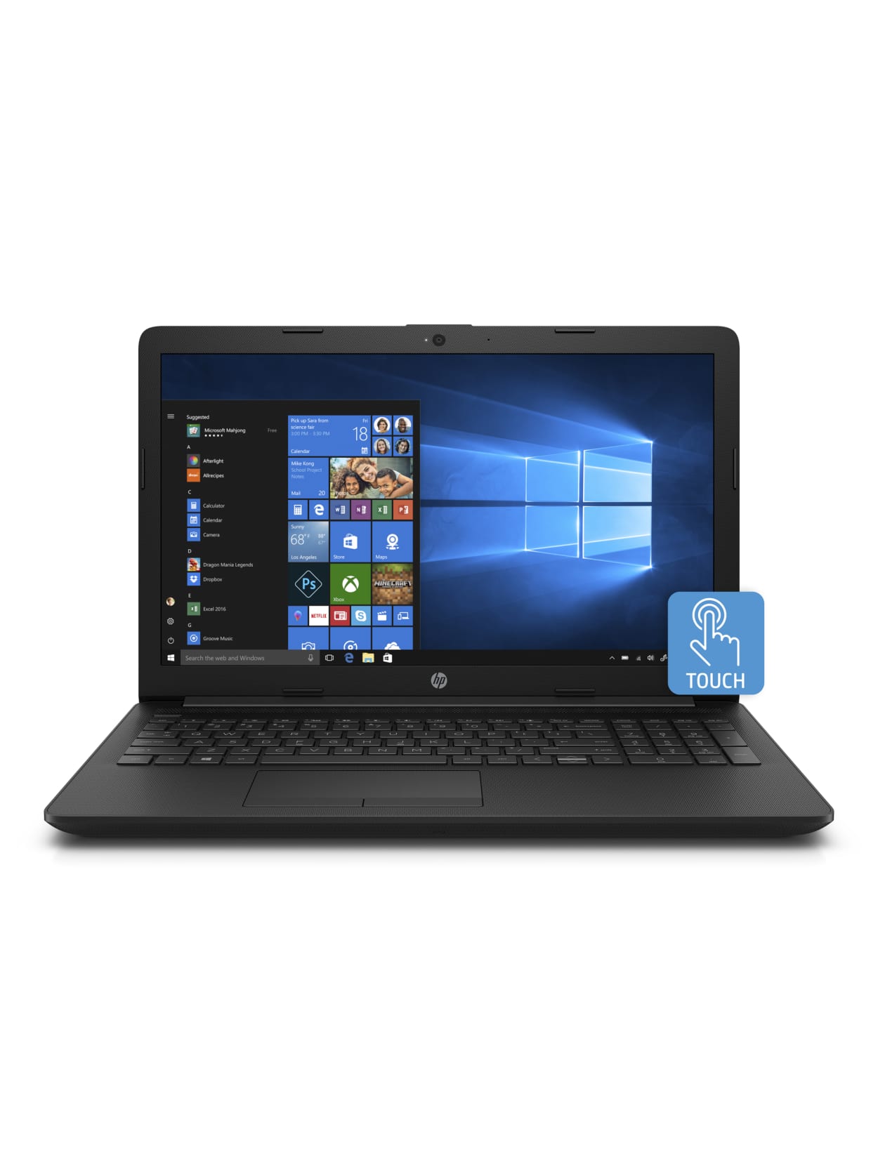 Hp 17 By0020nr Laptop 17 3 Touch Screen 7th Gen Intel Core I3 8gb Memory 1tb Hard Drive Windows 10 Home Office Depot