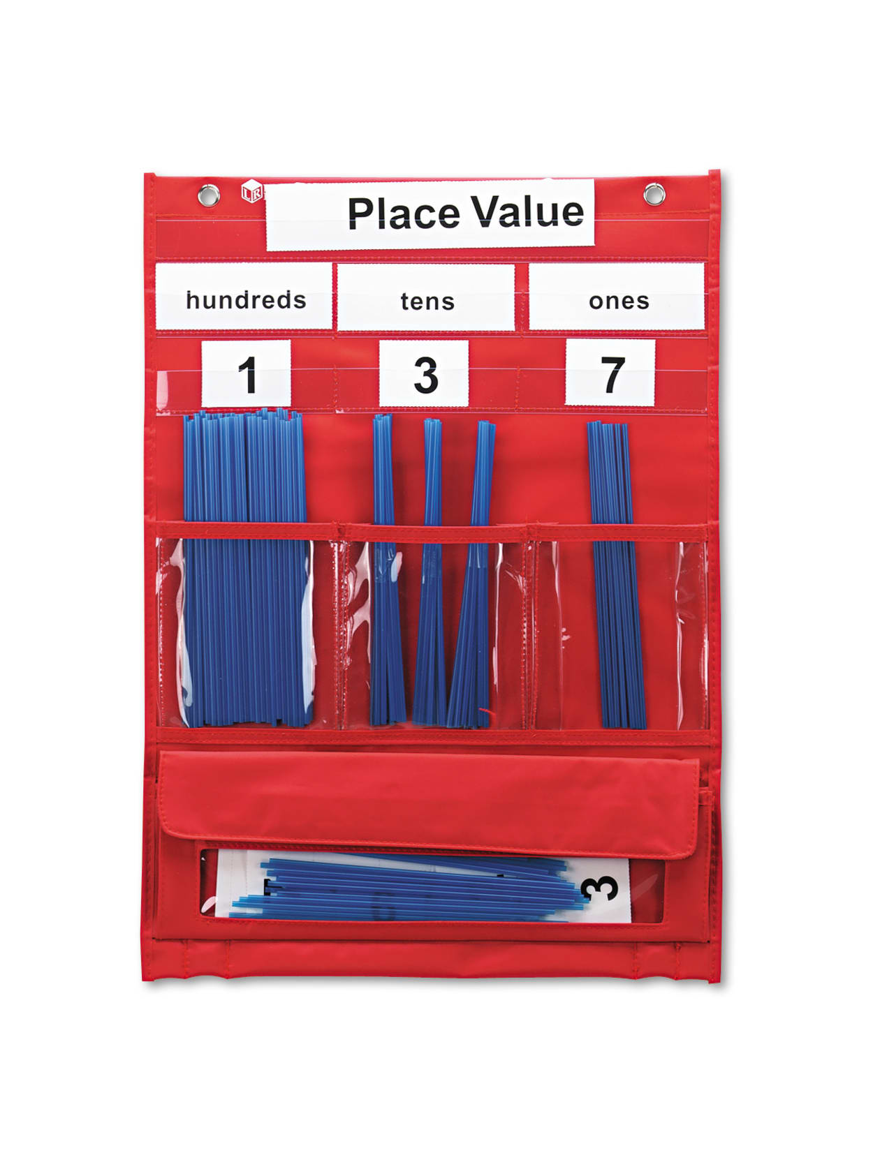 Learning Resources Pocket Chart 17 34 X 13 Counting And Place Value Grades 1 And Up Office Depot
