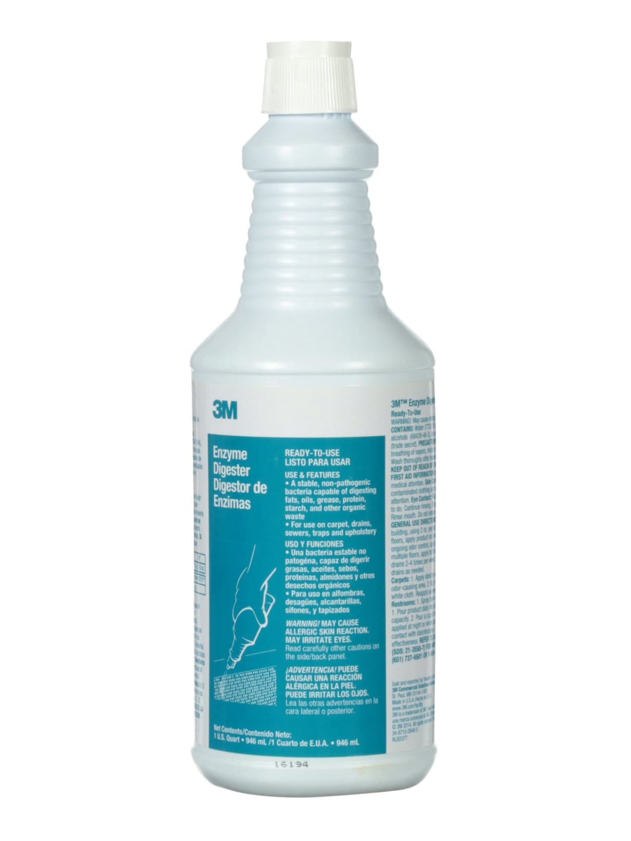 3m Enzyme Digester Cleaner 1 Quart Office Depot