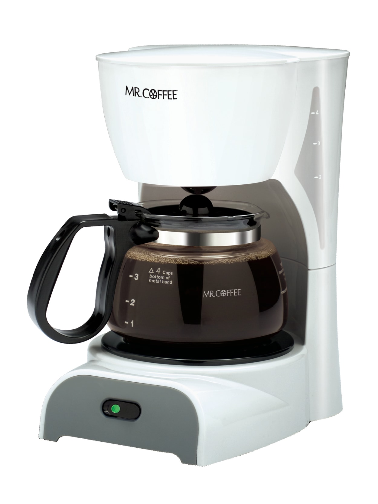 Mr Coffee 4 Cup Coffeemaker White Office Depot
