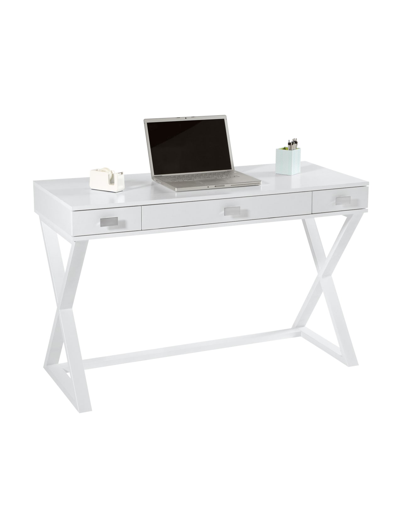 See Jane Work Kate Writing Desk White Office Depot