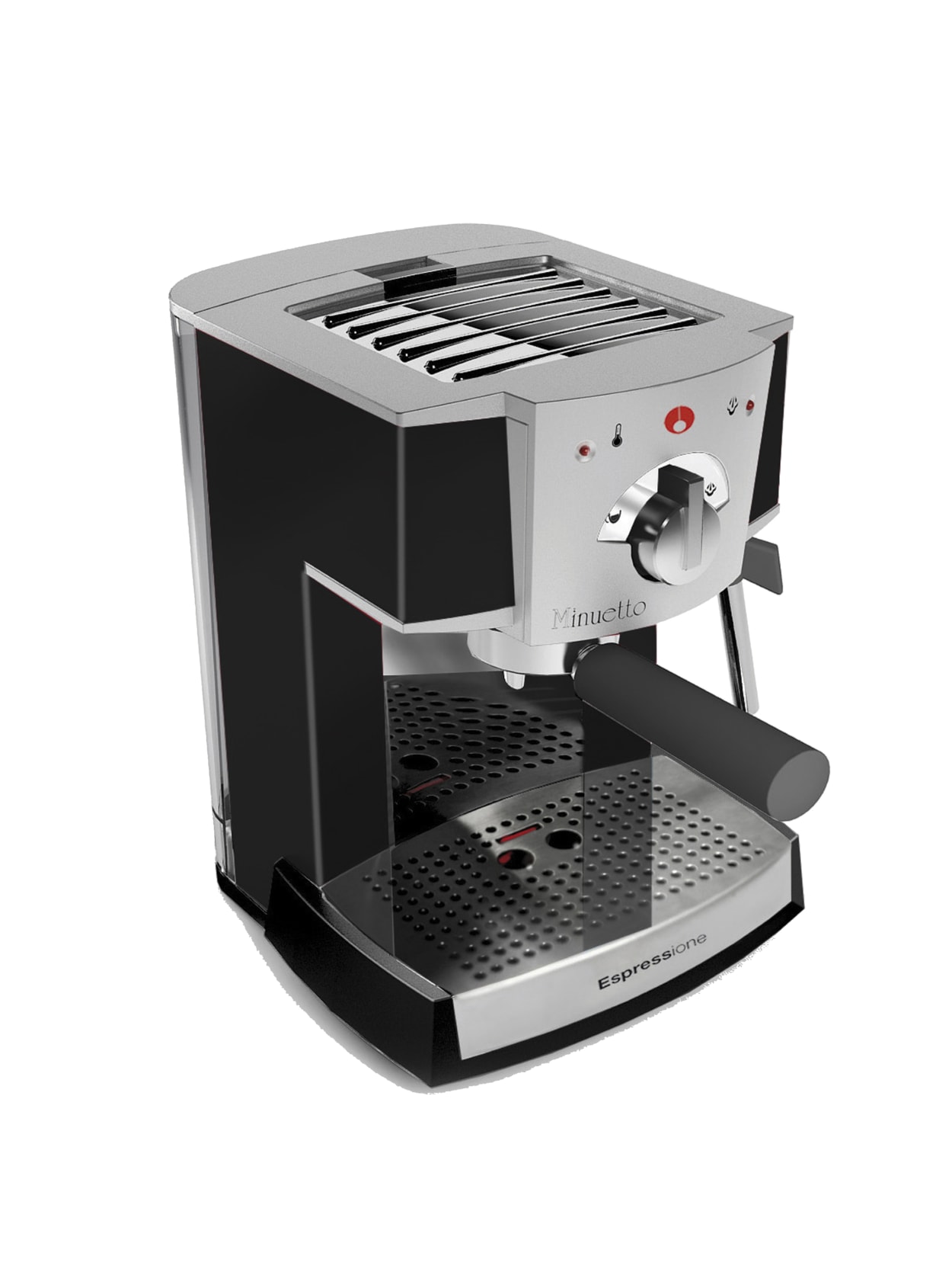 Espressione Caf Minuetto Professional 2 Cup Espresso Machine Black Office Depot