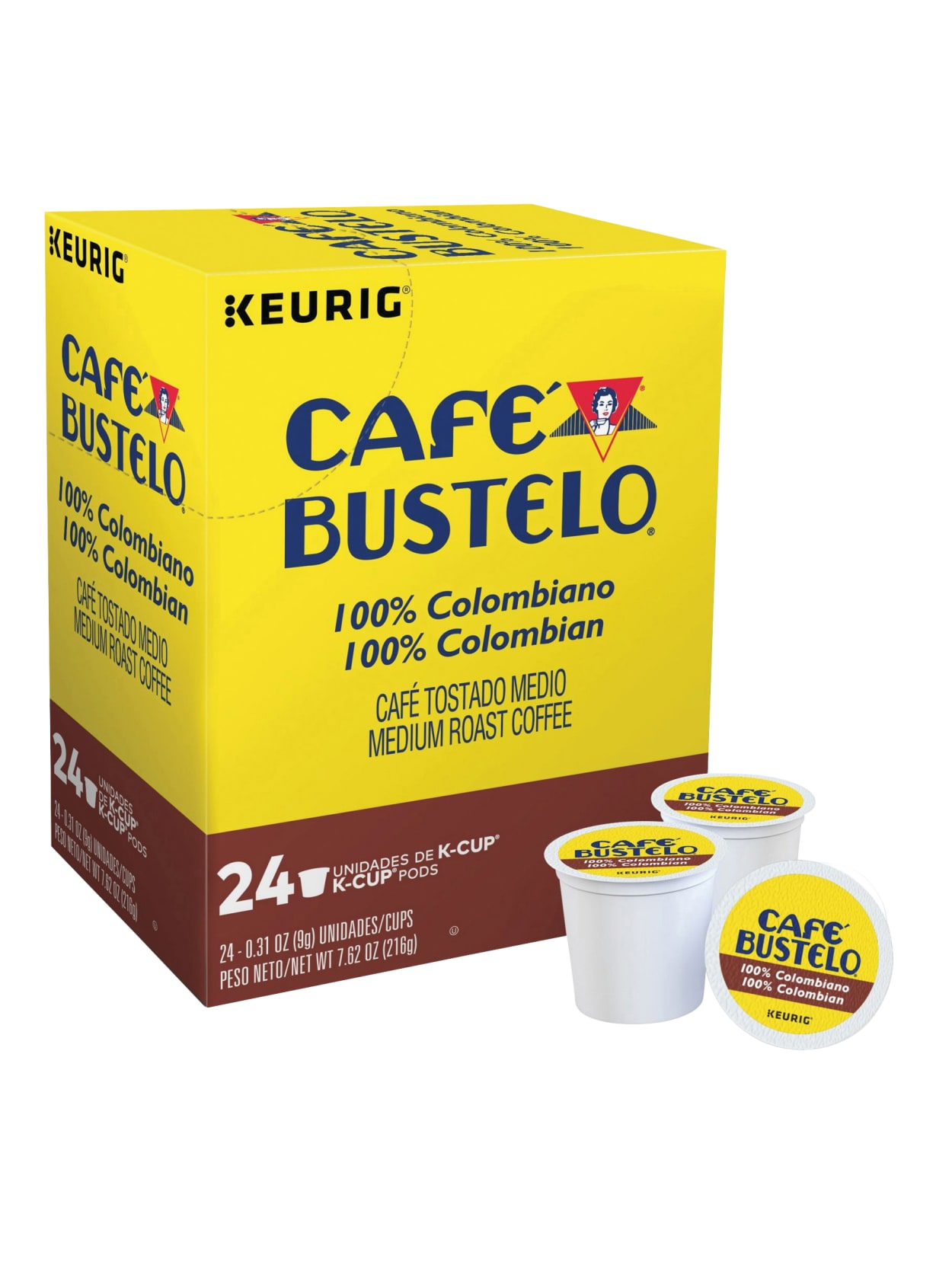 Cafe Bustelo 100percent Colombian K Cup 24pk Office Depot