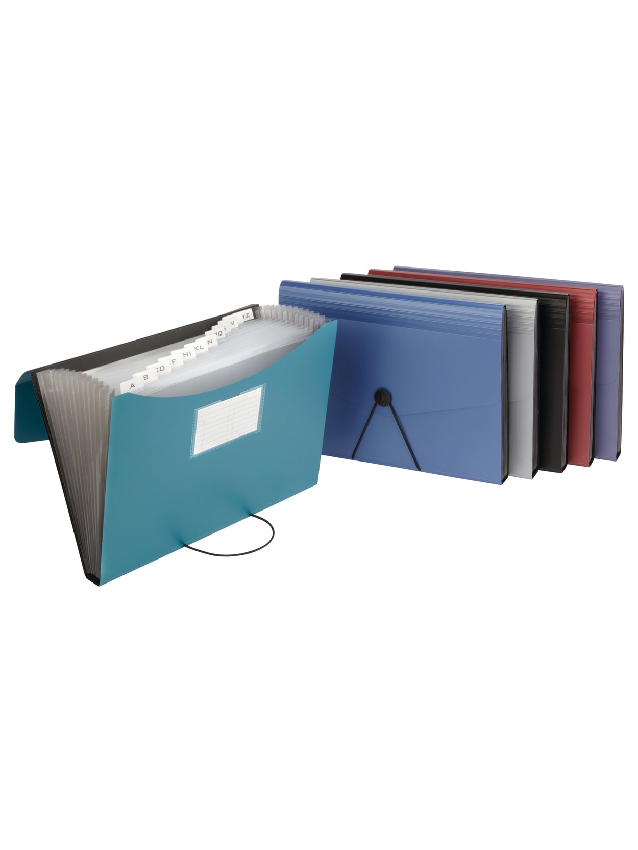 Office Depot Brand Poly 13 Pocket File Letter Size Assorted Colors No Color Choice Office Depot