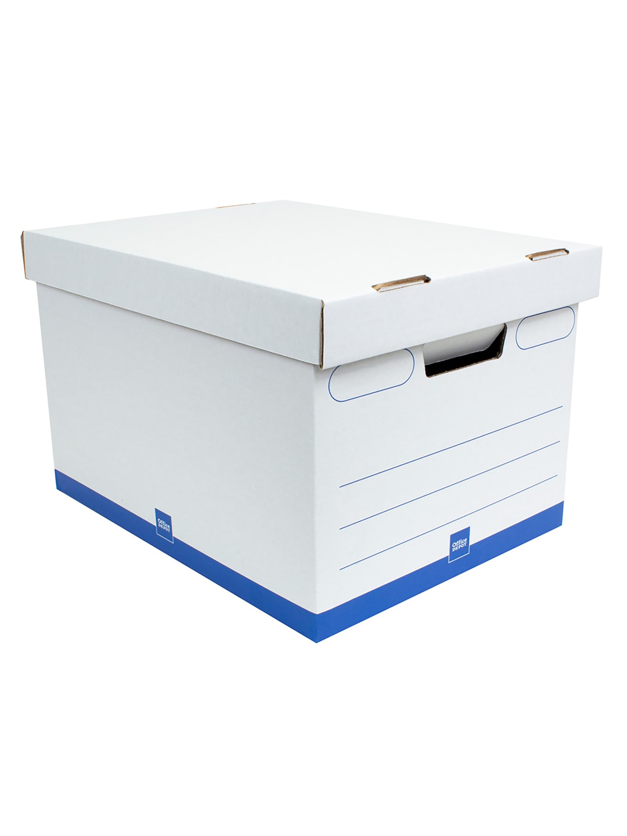 Office Depot Medium Storage Boxes 5 Pk Office Depot