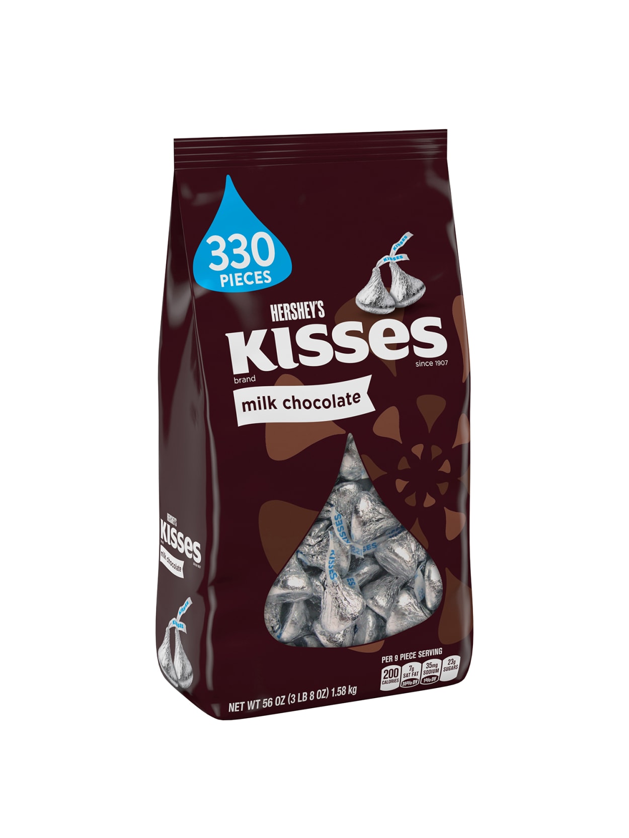 Hersheys Kisses Milk Chocolate 3 Lb Bag Office Depot